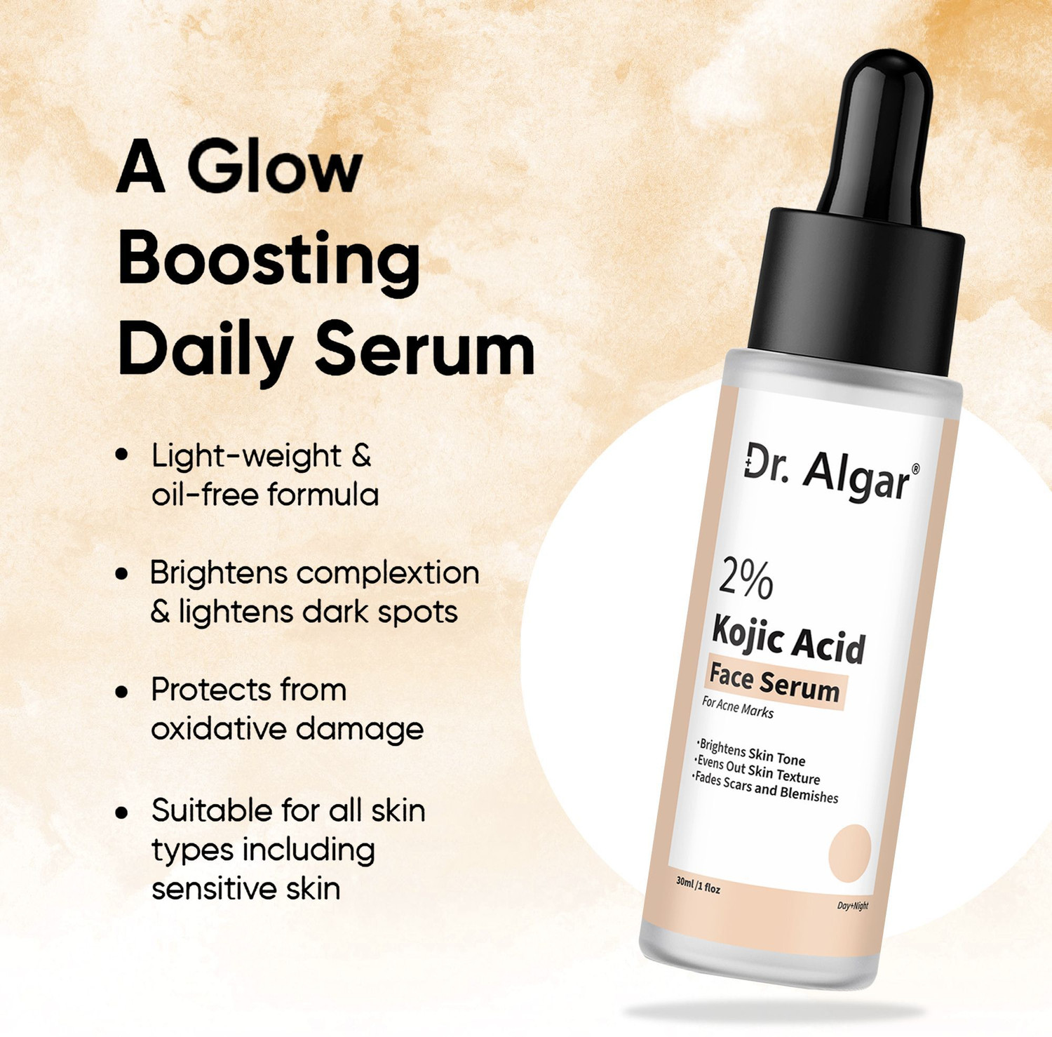 Image of Dr. Algar Kojic Acid Face Serum + Niacinamide Face Serum | Double Brightening & Oil Control Combo