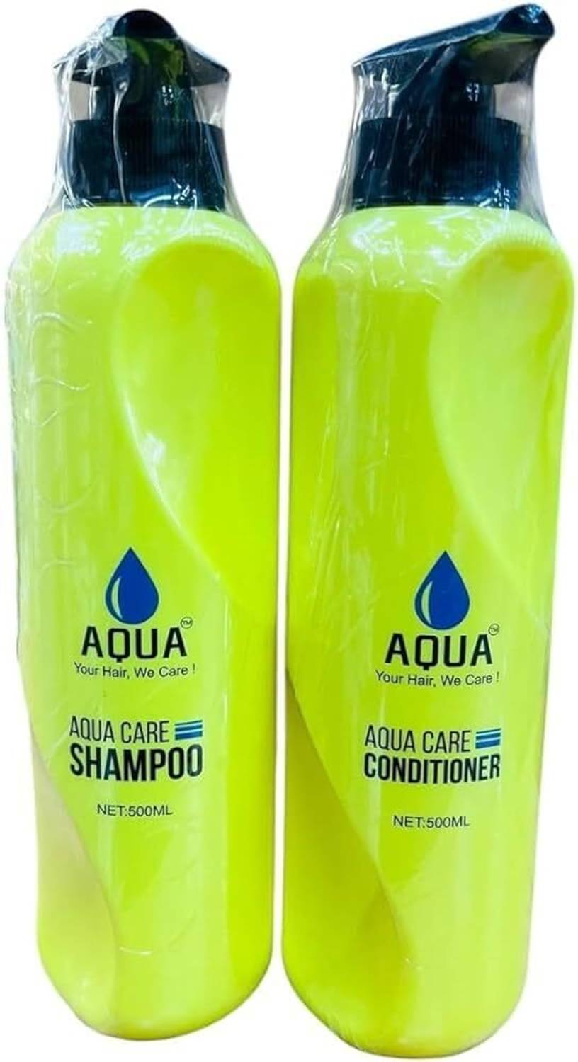AQUA Care Shampoo and Conditioner Set, 500ml Each, 2 Pack Price in