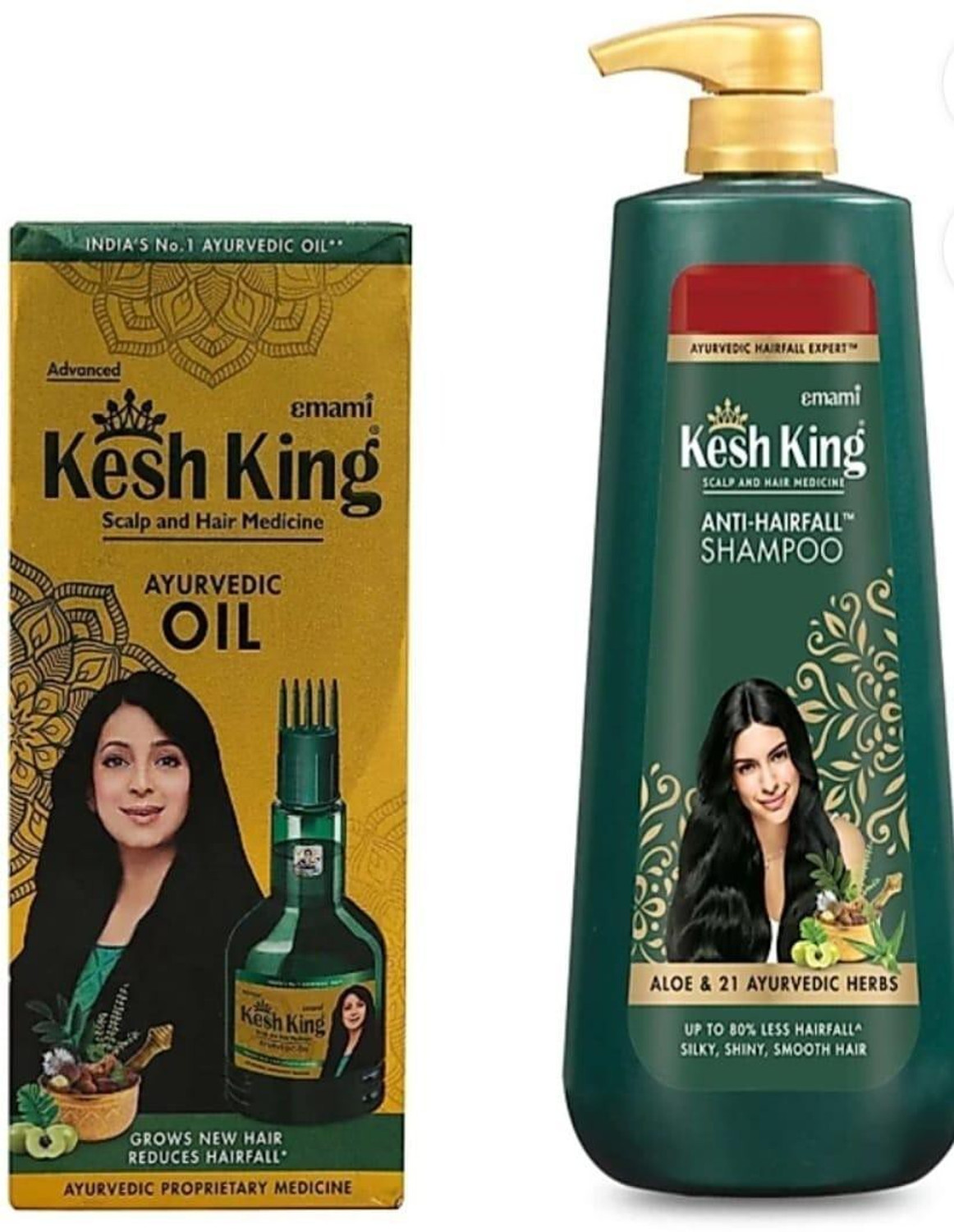 Image of Kesh King SHAMPOO 600ML AND HAIR OIL 50ML