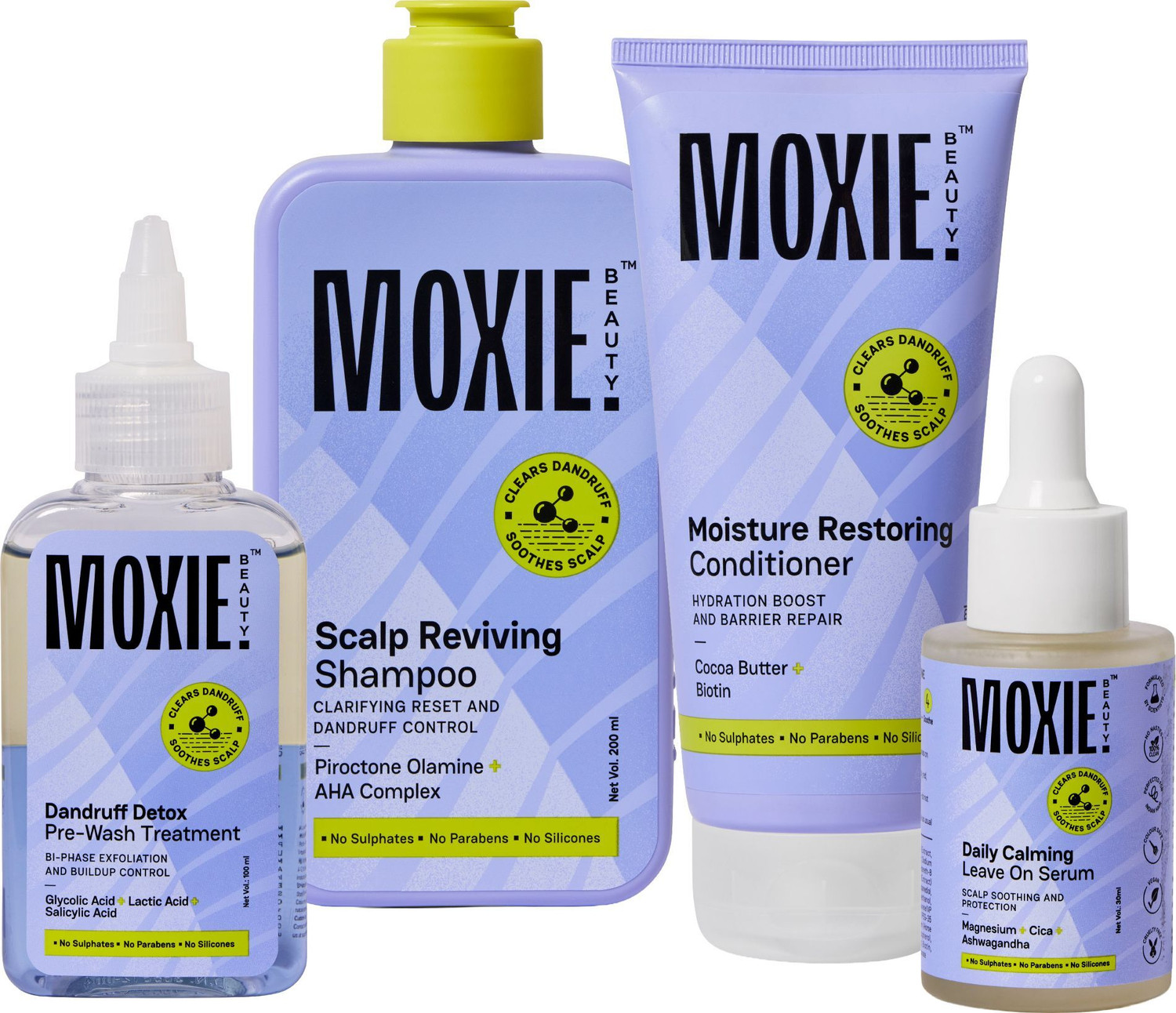 Image of MOXIE BEAUTY The Scalp SOS Routine