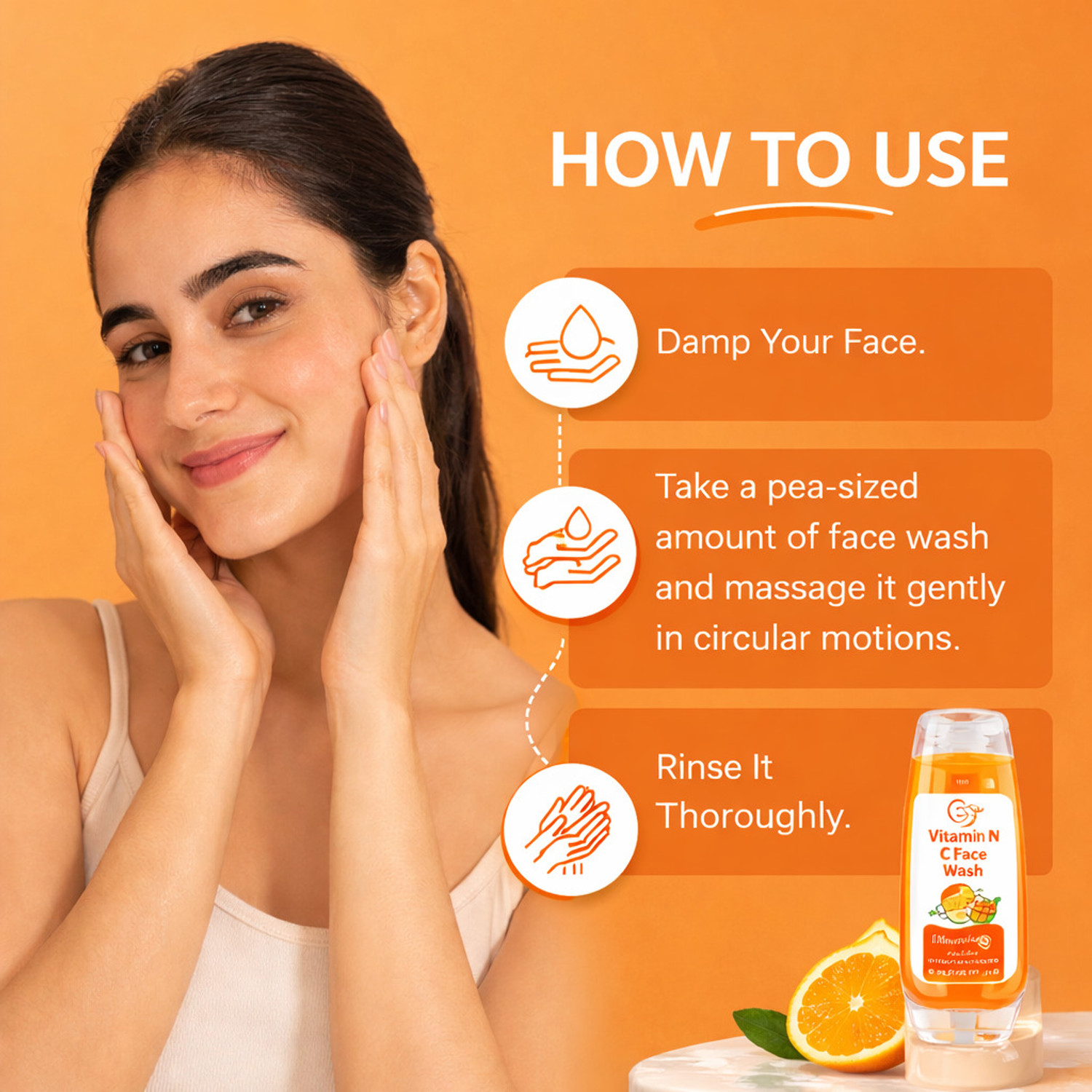 Image of slukrl Skin Fresh Care Kit Aloe Vera Gel Vitamin C Face Wash Lavender Body Wash