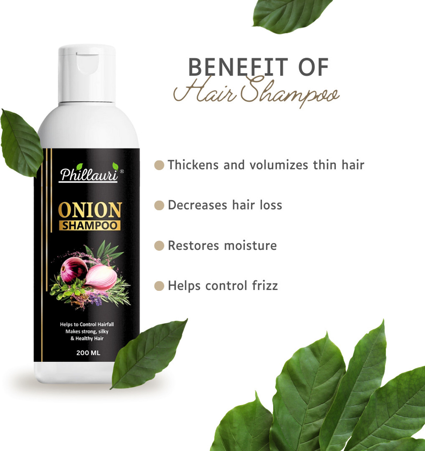 Image of Phillauri Body Wash for Glowing Skin With Onion Hair Fall Control