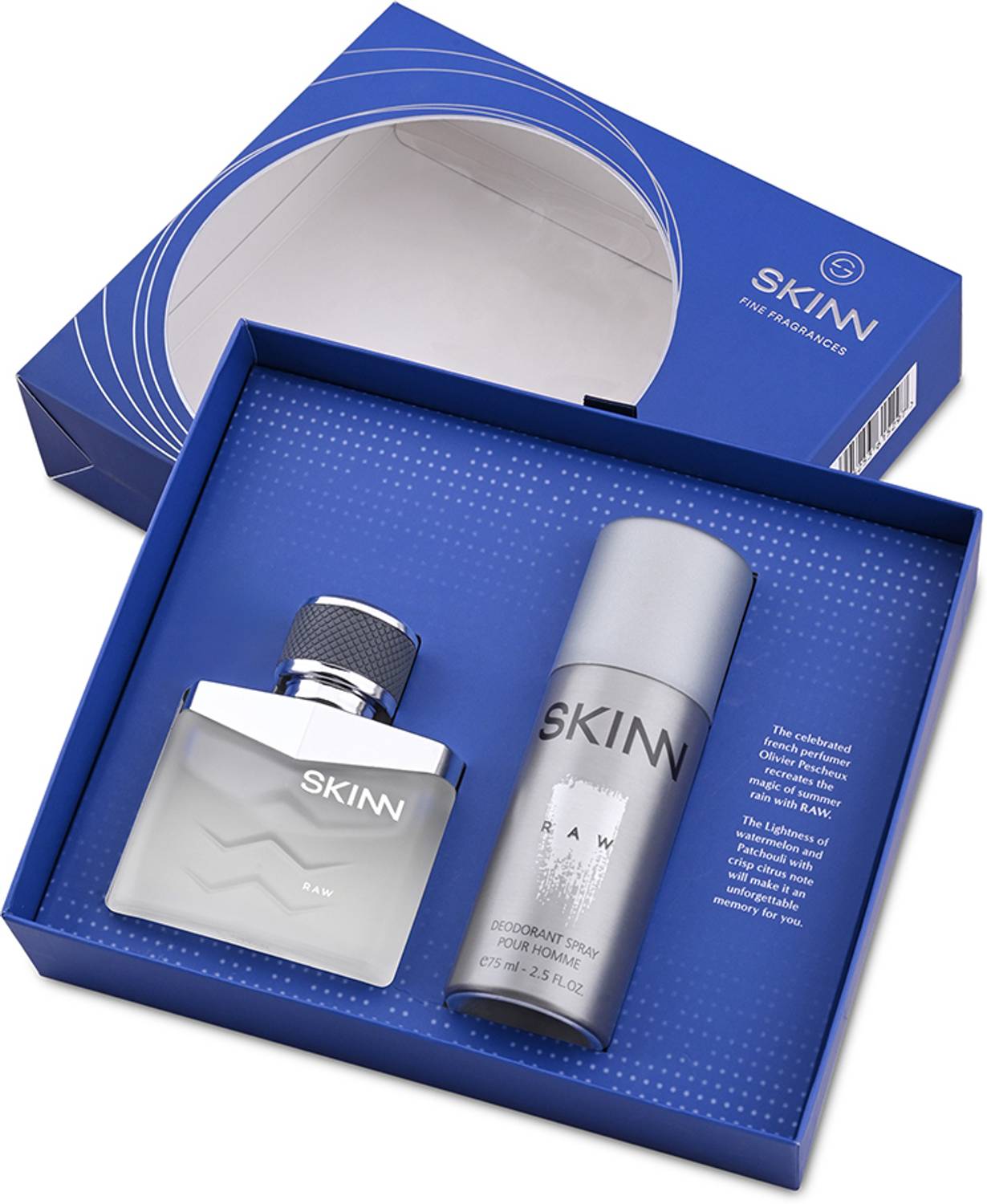 SKINN by TITAN Raw Coffret for Men - 50 ml Perfume & 75 ml Deodorant