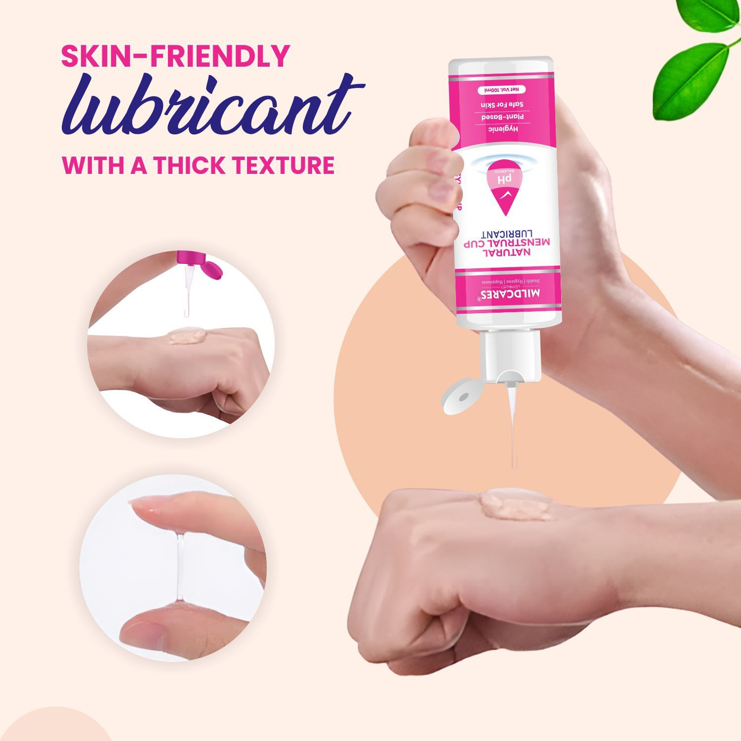 Image of Gynocup Menstrual Cup Lubricant Water based & pH B