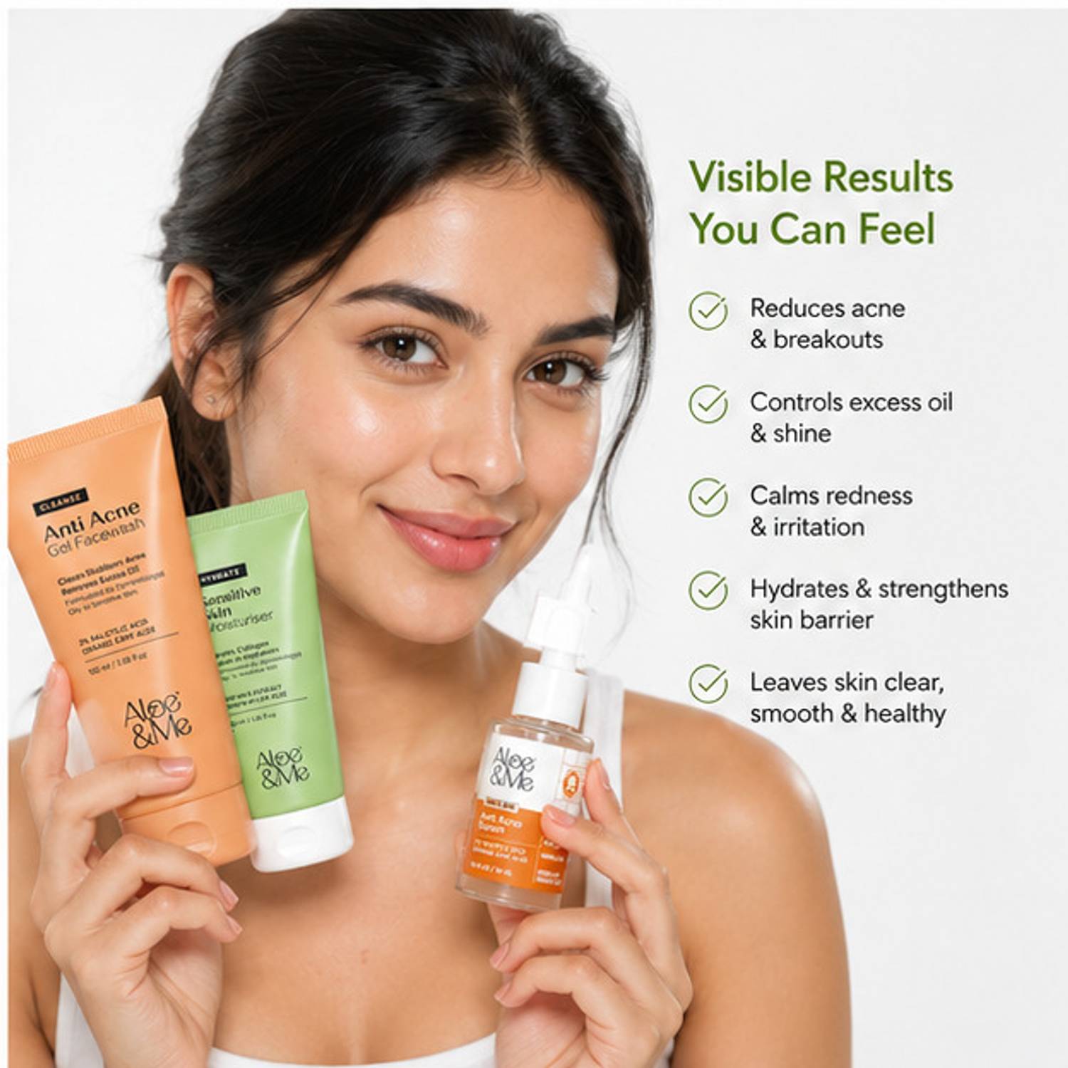 aloe&me 3 Step Anti Acne Kit - Image 5