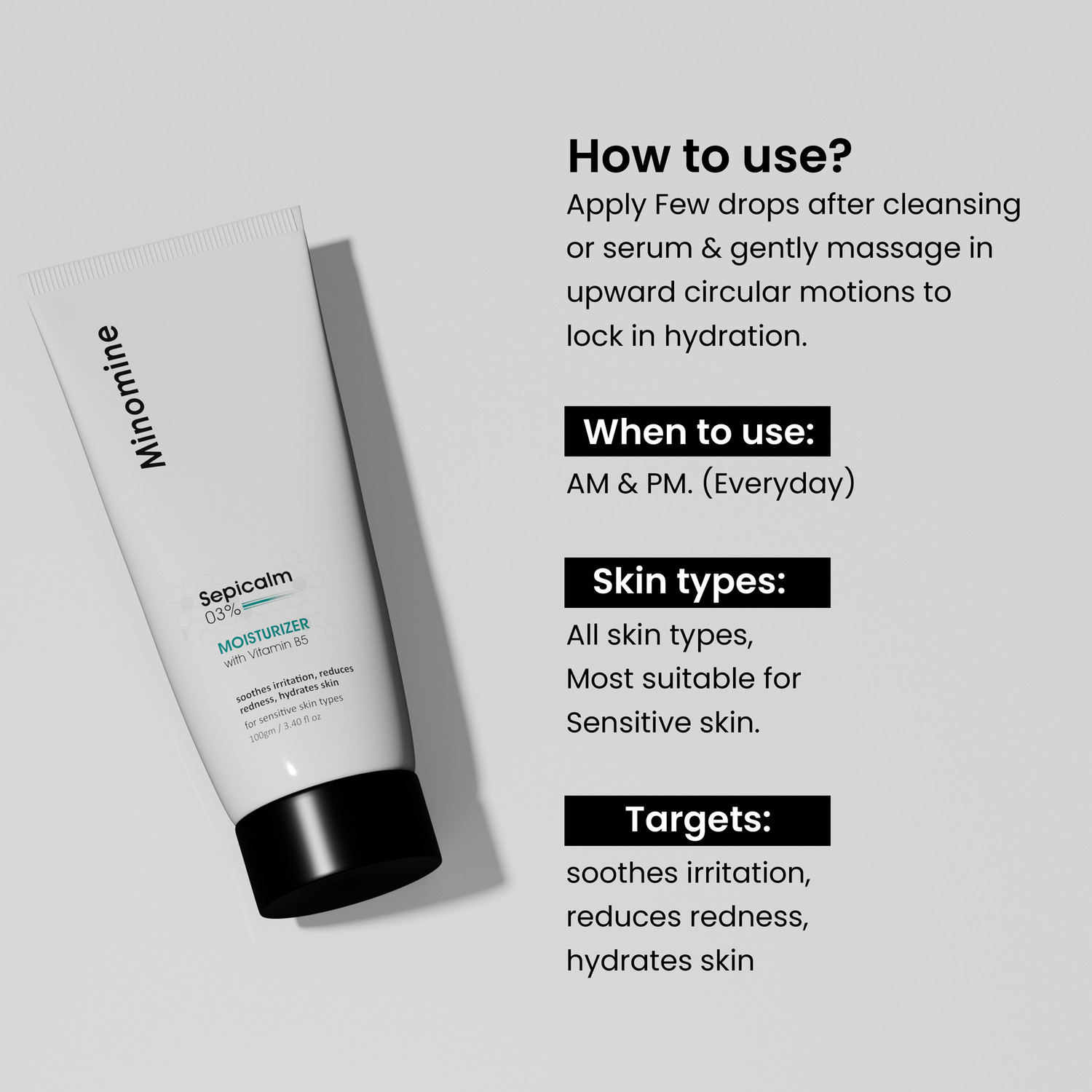 Image of Minomine Gamechangers Skincare Routine Kit for Soft & Glowing Skin, Unisex | Cleanser, Serum, Toner, Moisturizer & Sunscreen | Combo Kit