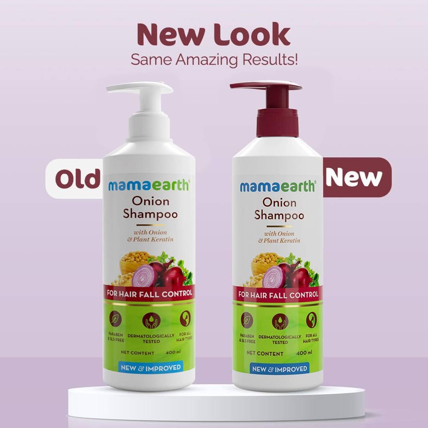 Mamaearth Onion Hair Fall Shampoo Family Pack - Image 2
