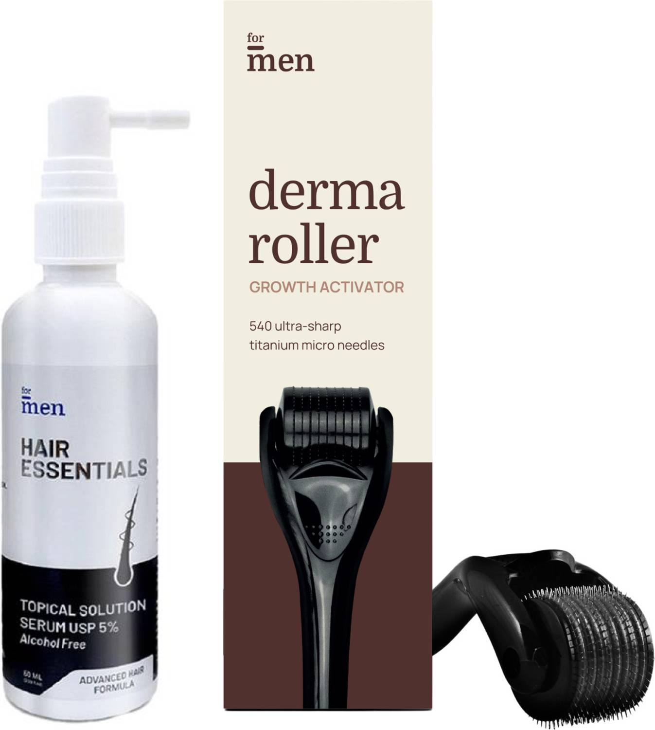 Formen Hair Serum with Derma Roller