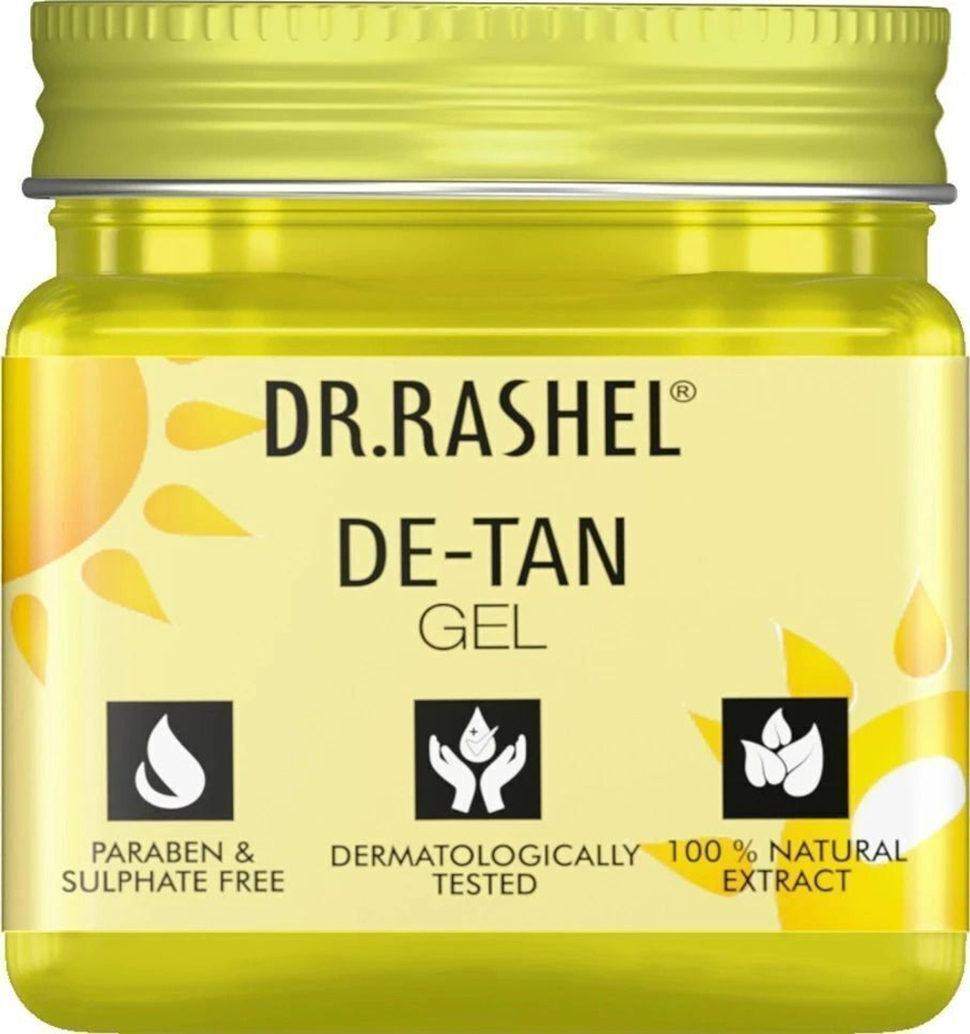 Image of DR.RASHEL De-Tan Mini Jars Combo (Scrub, Gel, Cream, Face Pack) (4 Items in the set)