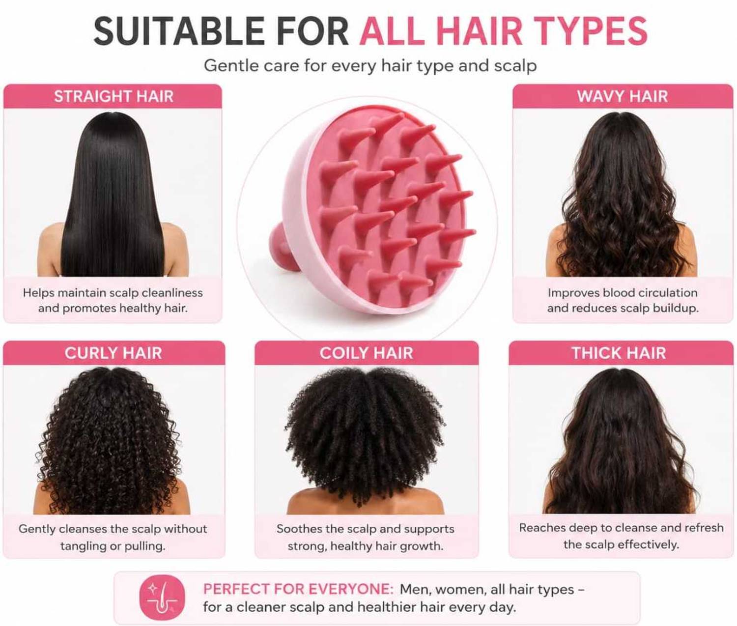 Kwaanie Hair Scalp Massager & Oil Applicator Combo - Image 3