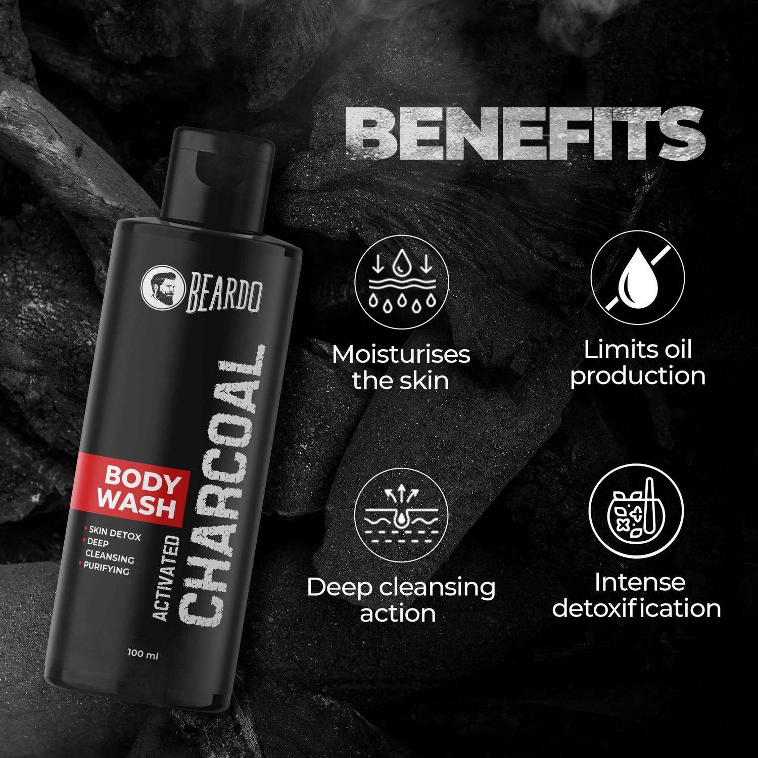 BEARDO Charcoal Detox Kit for Men - Image 4