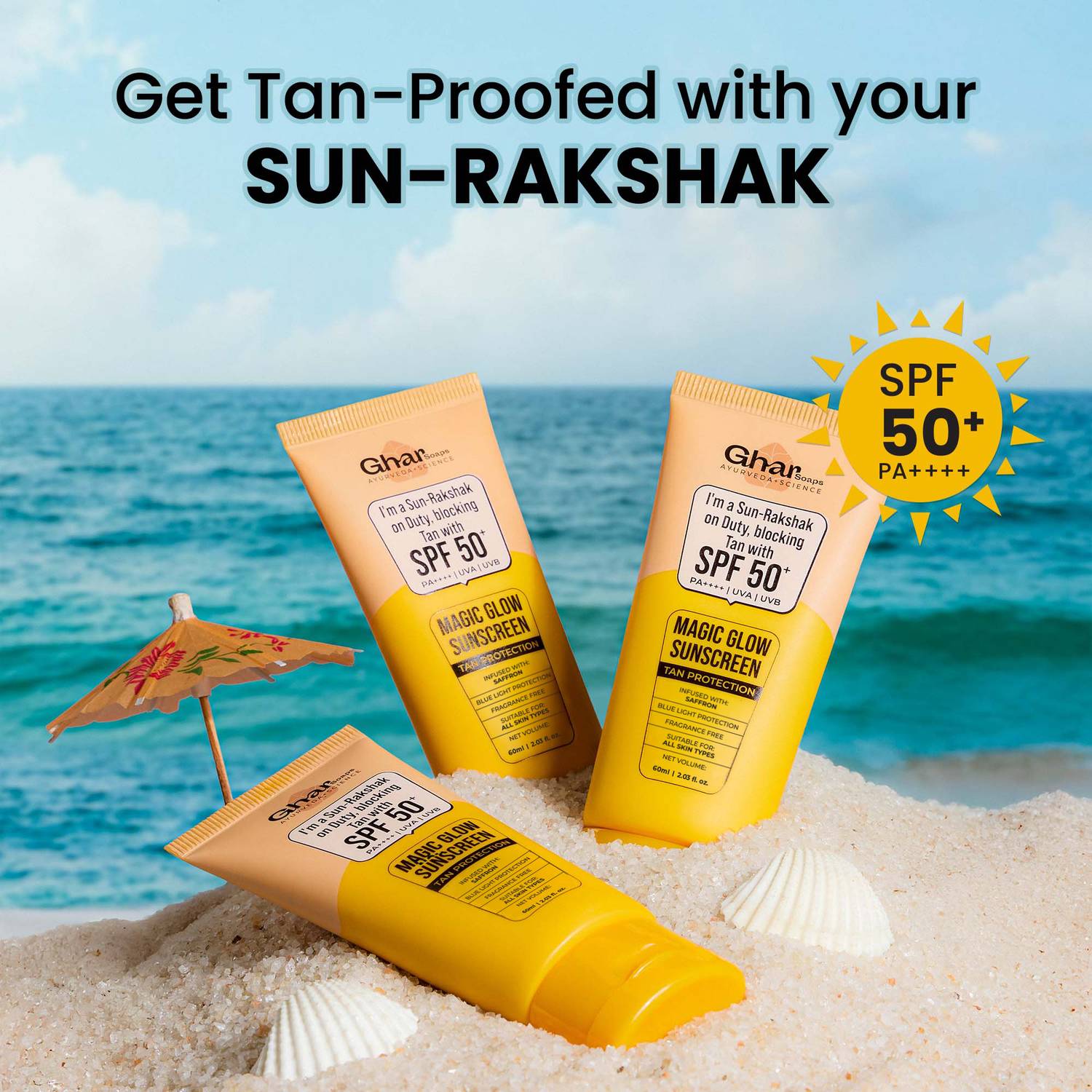 Ghar Magic Cream + Sunscreen Combo - Image 5