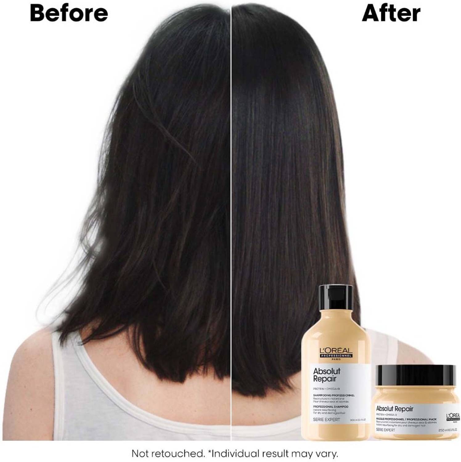 L'Oréal Absolut Repair Shampoo 300ml + Masque 250g - Image 3