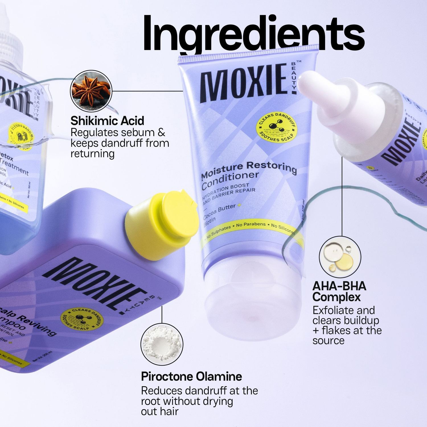 Image of MOXIE BEAUTY The Scalp SOS Routine