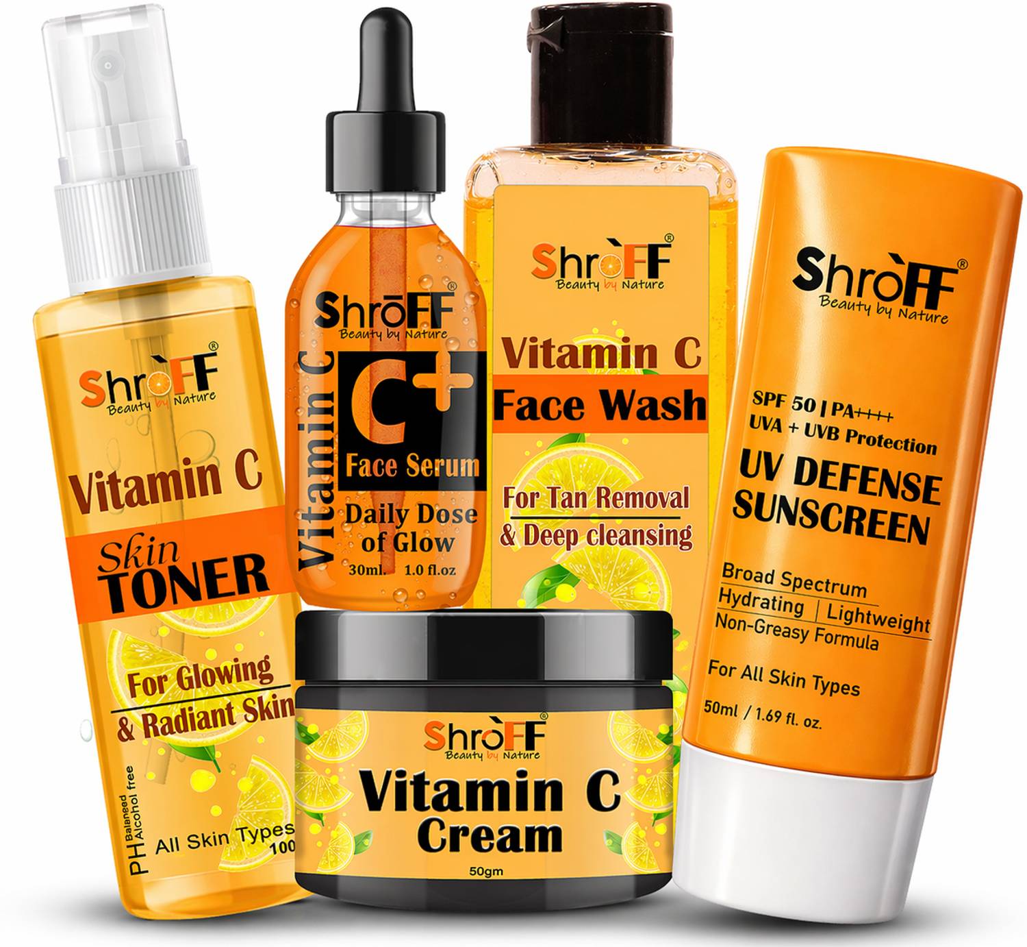 Shroff Skin Care Combo Vitamin C Serum 20% Kit
