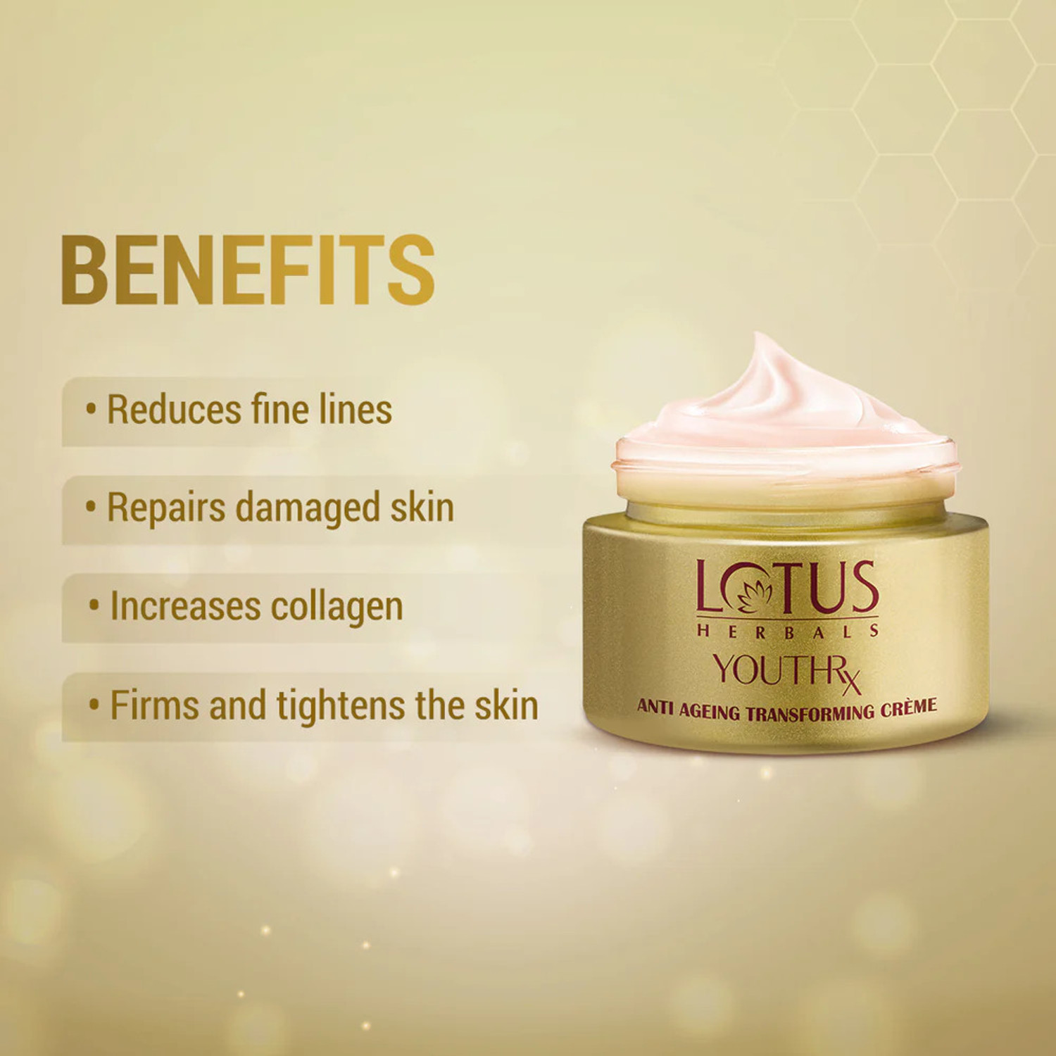 Image of LOTUS HERBALS YouthRx Anti Ageing Transforming Day Cream & Anti Ageing Nourishing Night Cream