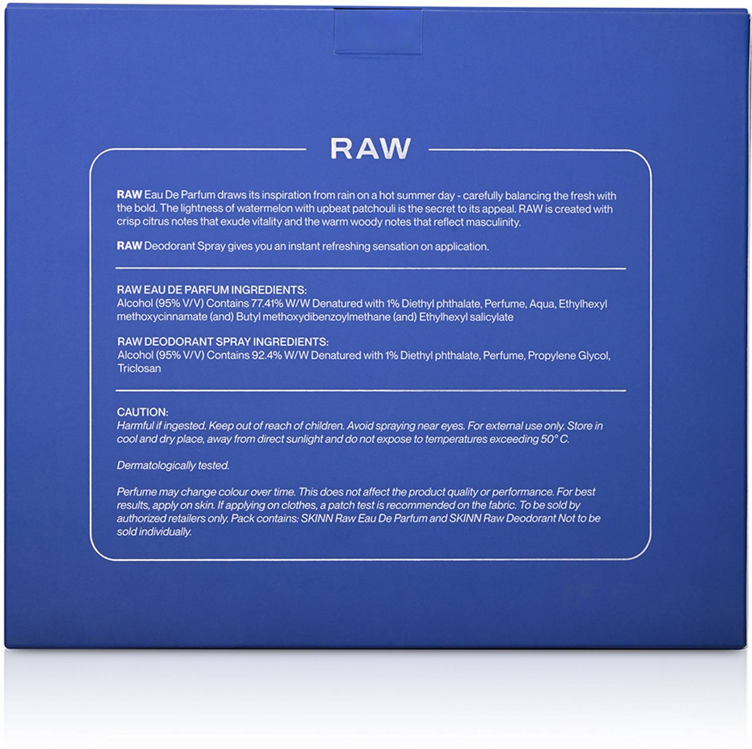SKINN by TITAN Raw Coffret for Men - 50 ml Perfume & 75 ml Deodorant - Image 5