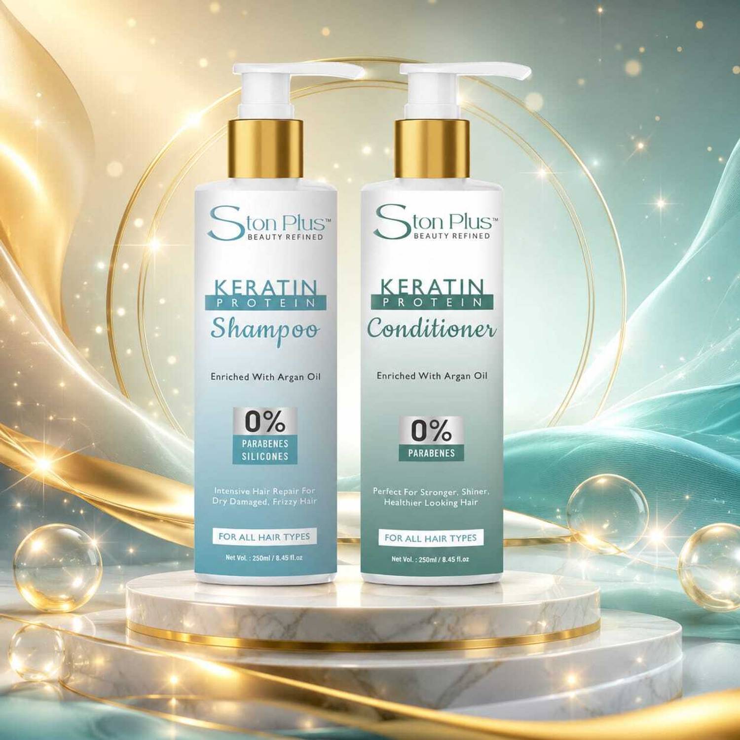 Ston Plus Keratin Protein Shampoo & Conditioner Combo