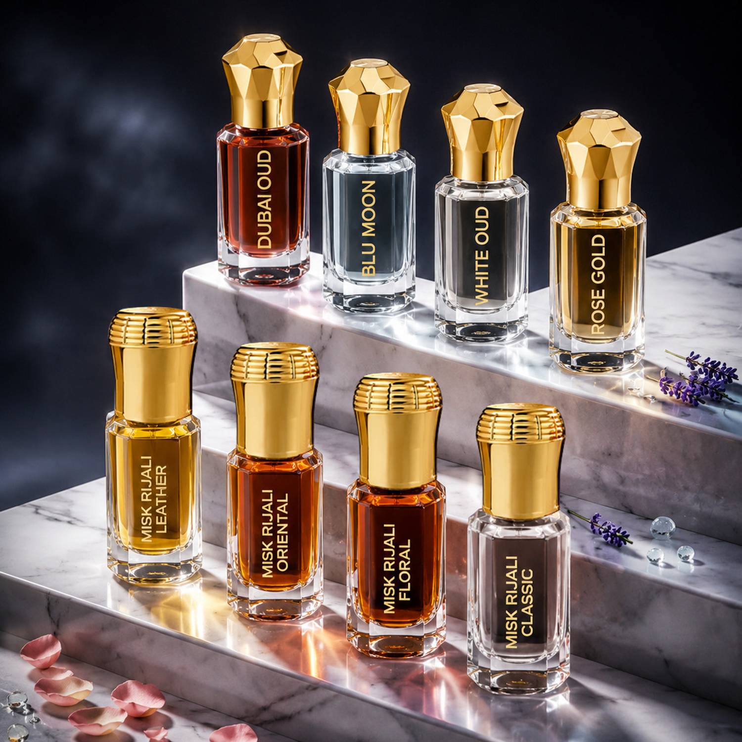 Ajmal Gold Misk Rijali Attar Perfume Oil - Image 1