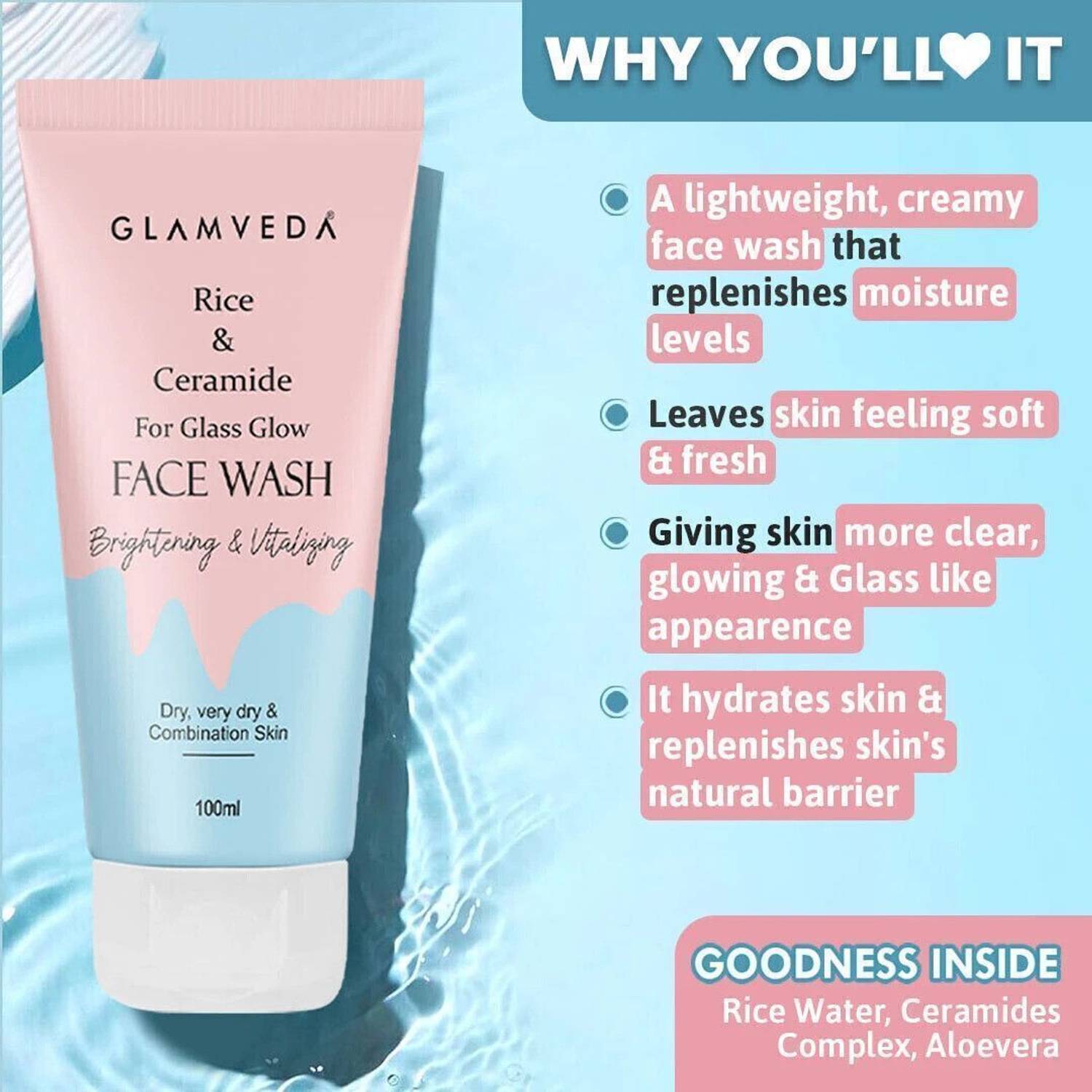 GLAMVEDA Korean Glass Skin 4 Step Skincare Routine - Image 2