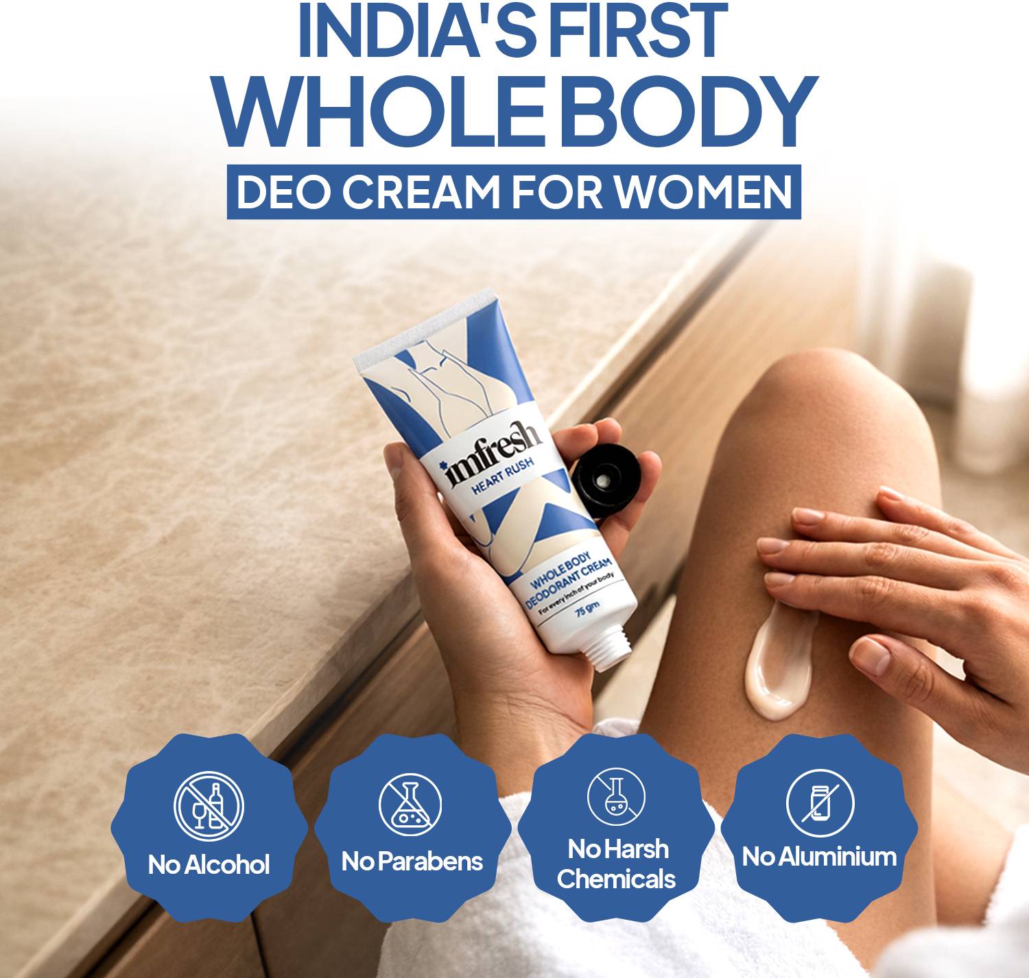 imfresh Heartrush Deodorant Cream for Women - Image 2