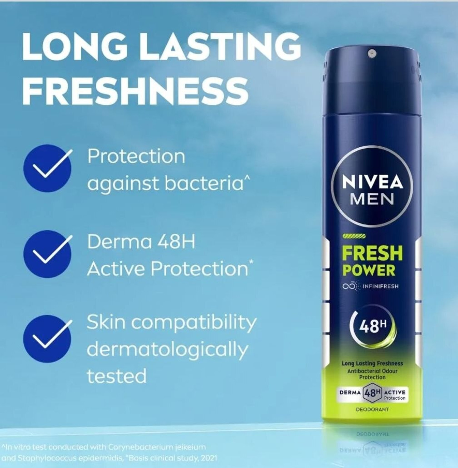 Image of Nivea Men OIL CONTROL FACE WASH 100ML & FRESH POWER DEODORANT 150ML COMBO (2 Items in the set)