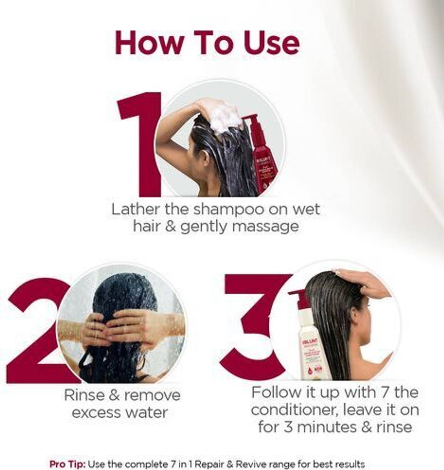 BBlunt 7 in 1 Repair & Revive Duo Shampoo 300ml - Image 3