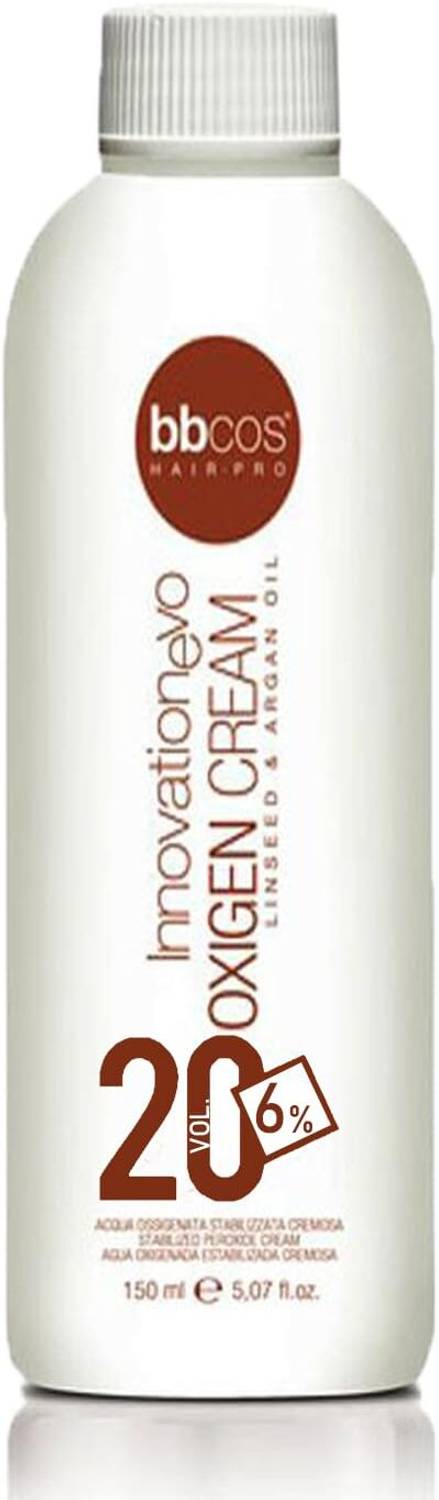 Bbcos Innovationevo Oxigen Cream Developer for Hair Color , 20 Vol. 6% | 150 ml