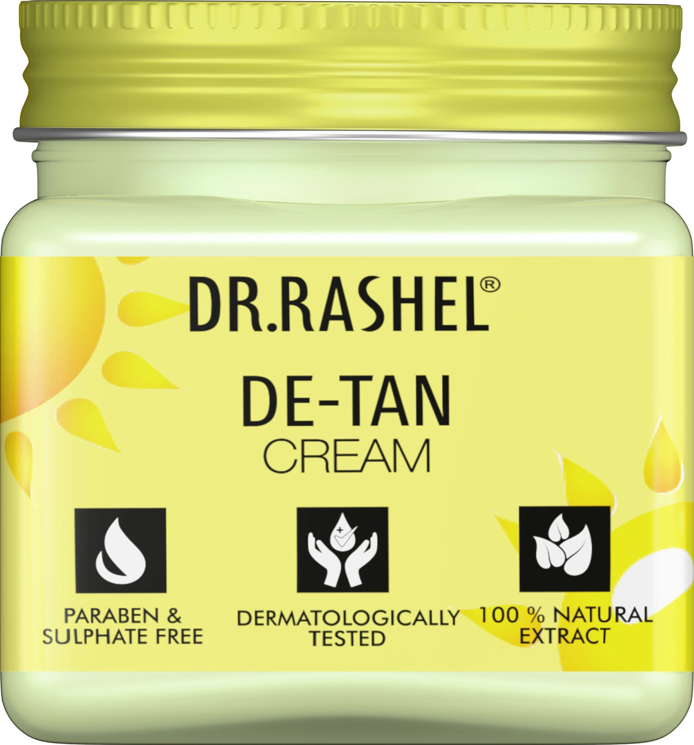 Image of DR.RASHEL De-Tan Mini Jars Combo (Scrub, Gel, Cream, Face Pack) (4 Items in the set)