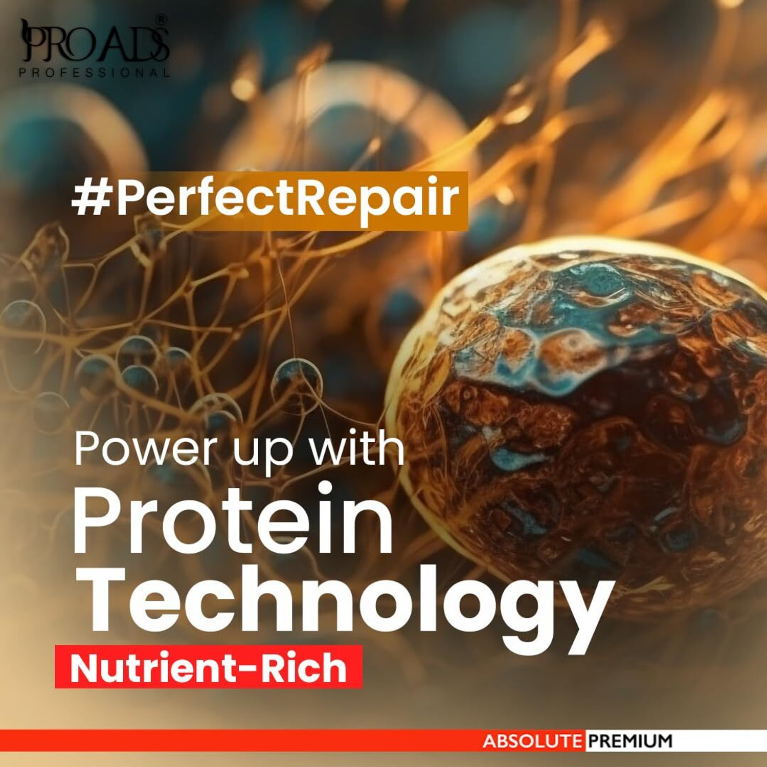 Image of PRO ADS Perfect Repair Shampoo and Mask with Protein and Black Quinoa for Damaged Hair