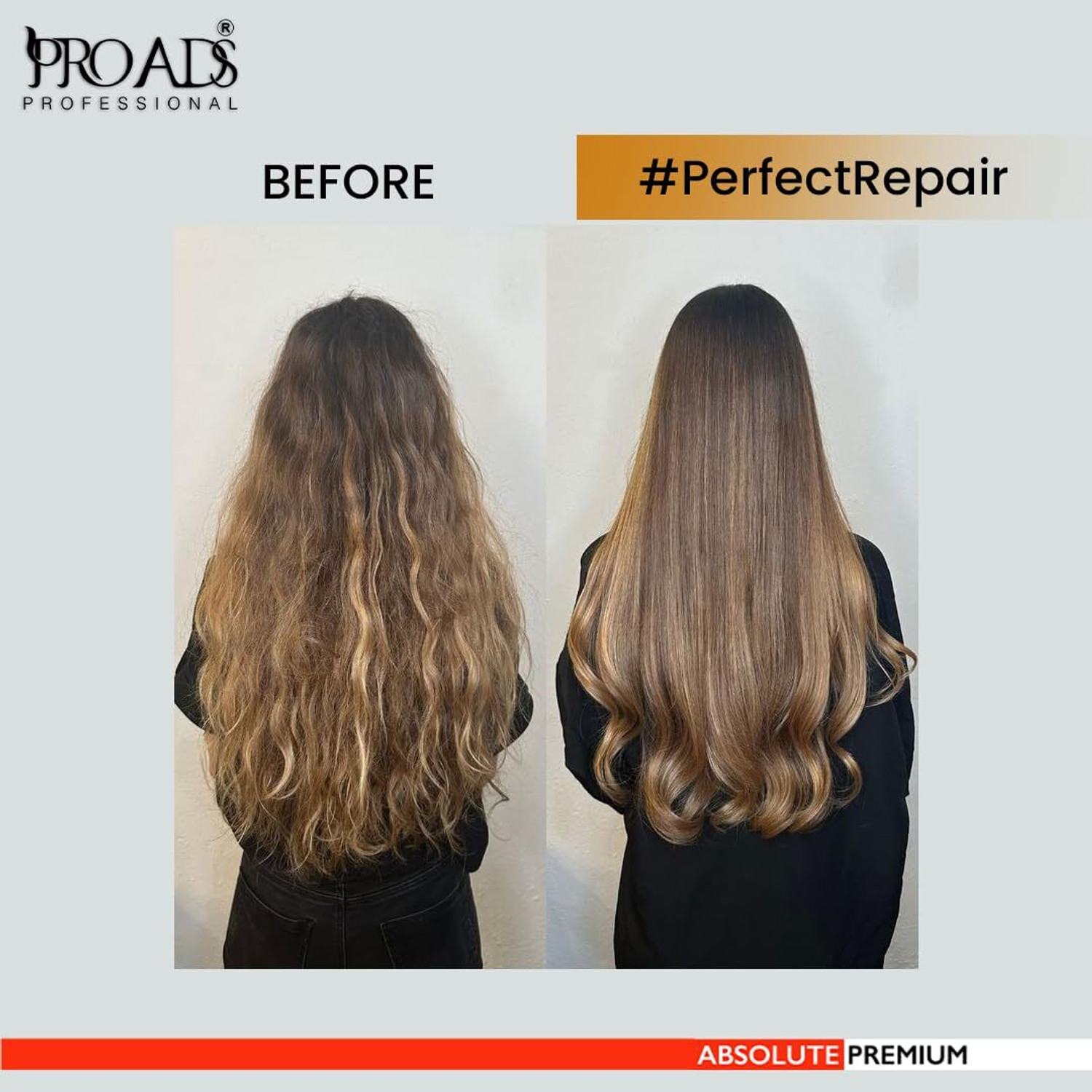 Image of PRO ADS Perfect Repair Shampoo and Mask with Protein and Black Quinoa for Damaged Hair