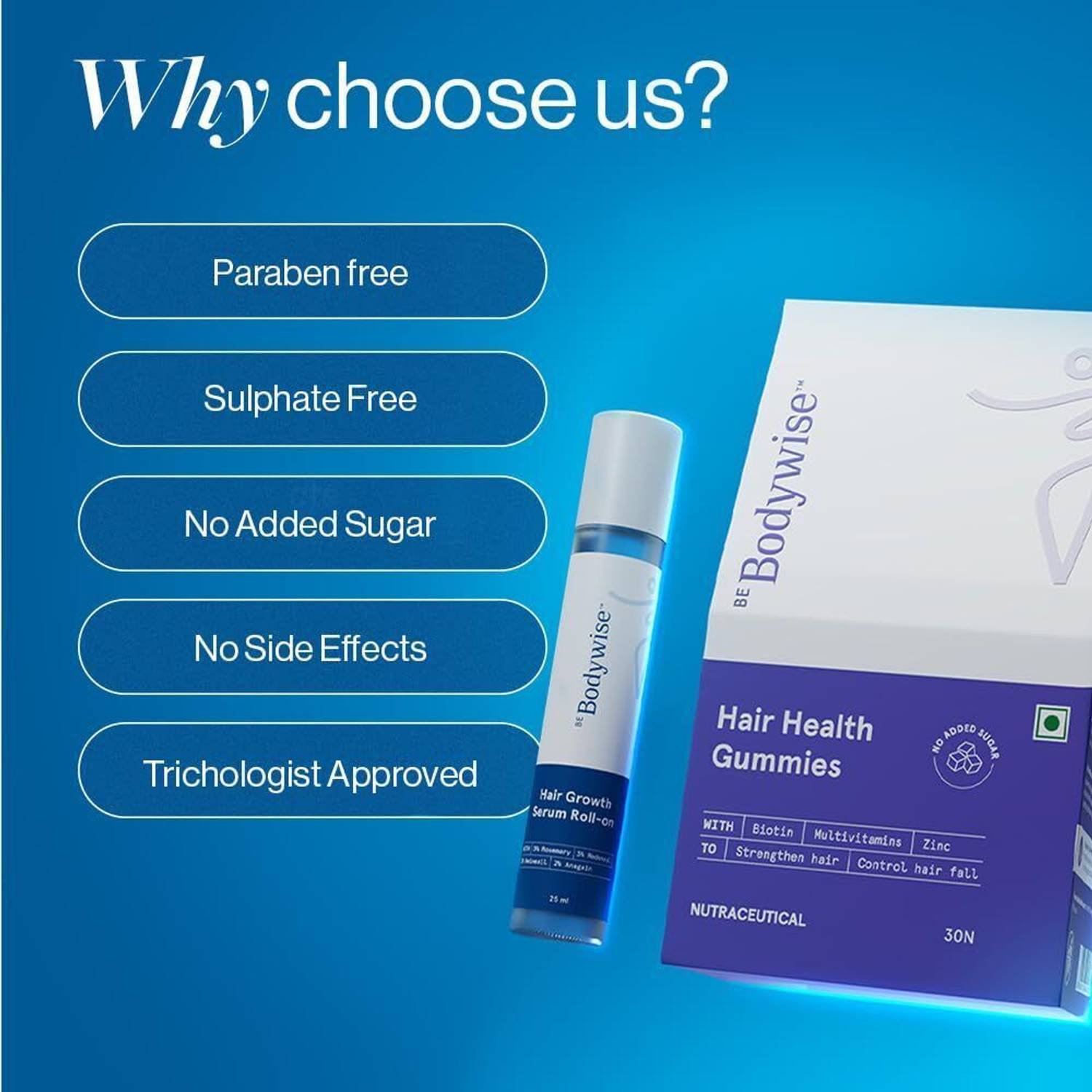 Be Bodywise Hair Growth Pack (25 ml) - Image 4
