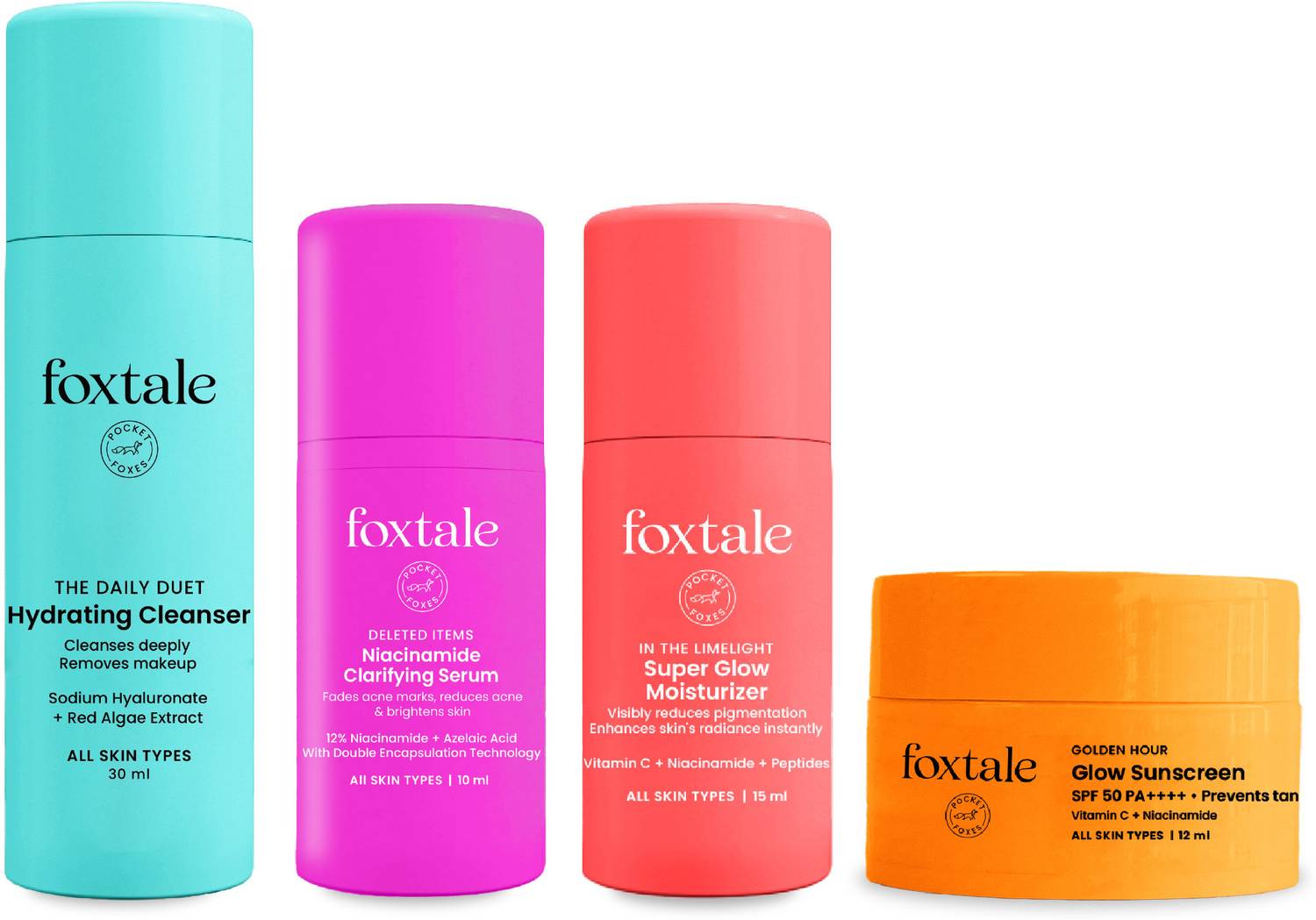 Foxtale Glow On Heartbeat Skincare Kit - Image 1