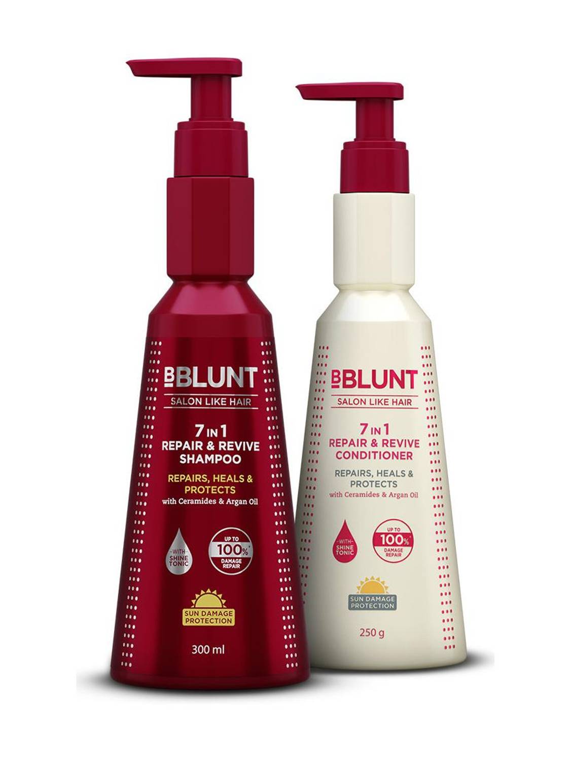 BBlunt 7 in 1 Repair & Revive Duo Shampoo 300ml - Image 1