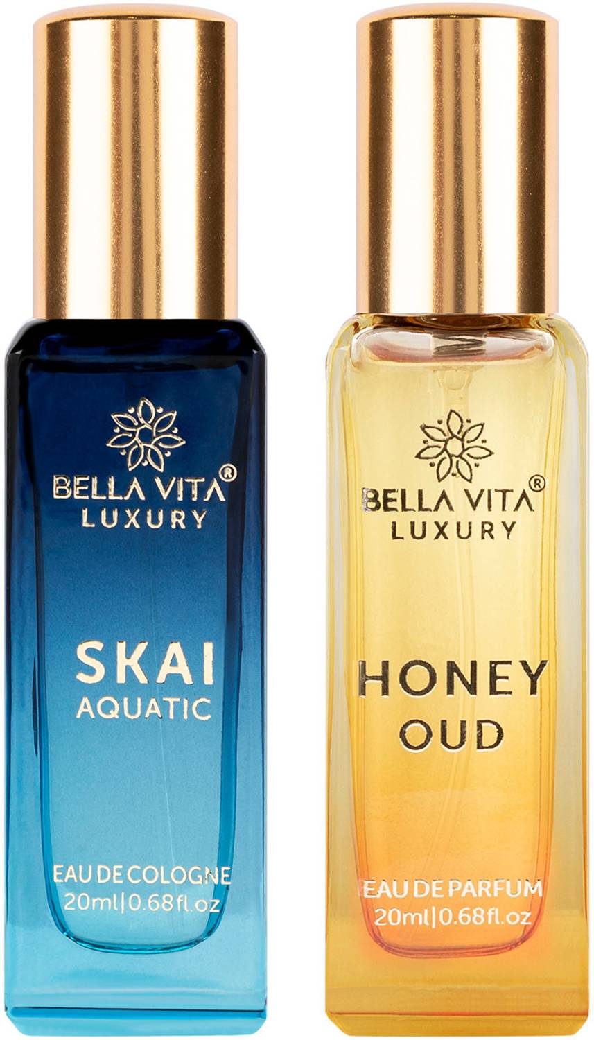 BELLAVITA SKAI AQUATIC & HONEY OUD Perfume Combo - Image 1