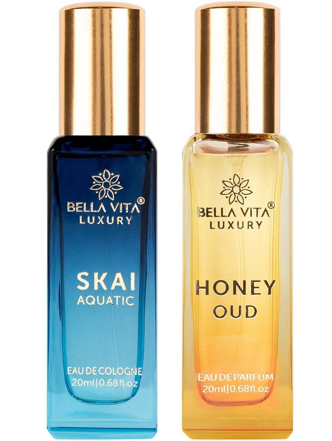 BELLAVITA SKAI AQUATIC & HONEY OUD Perfume Combo - Image 1