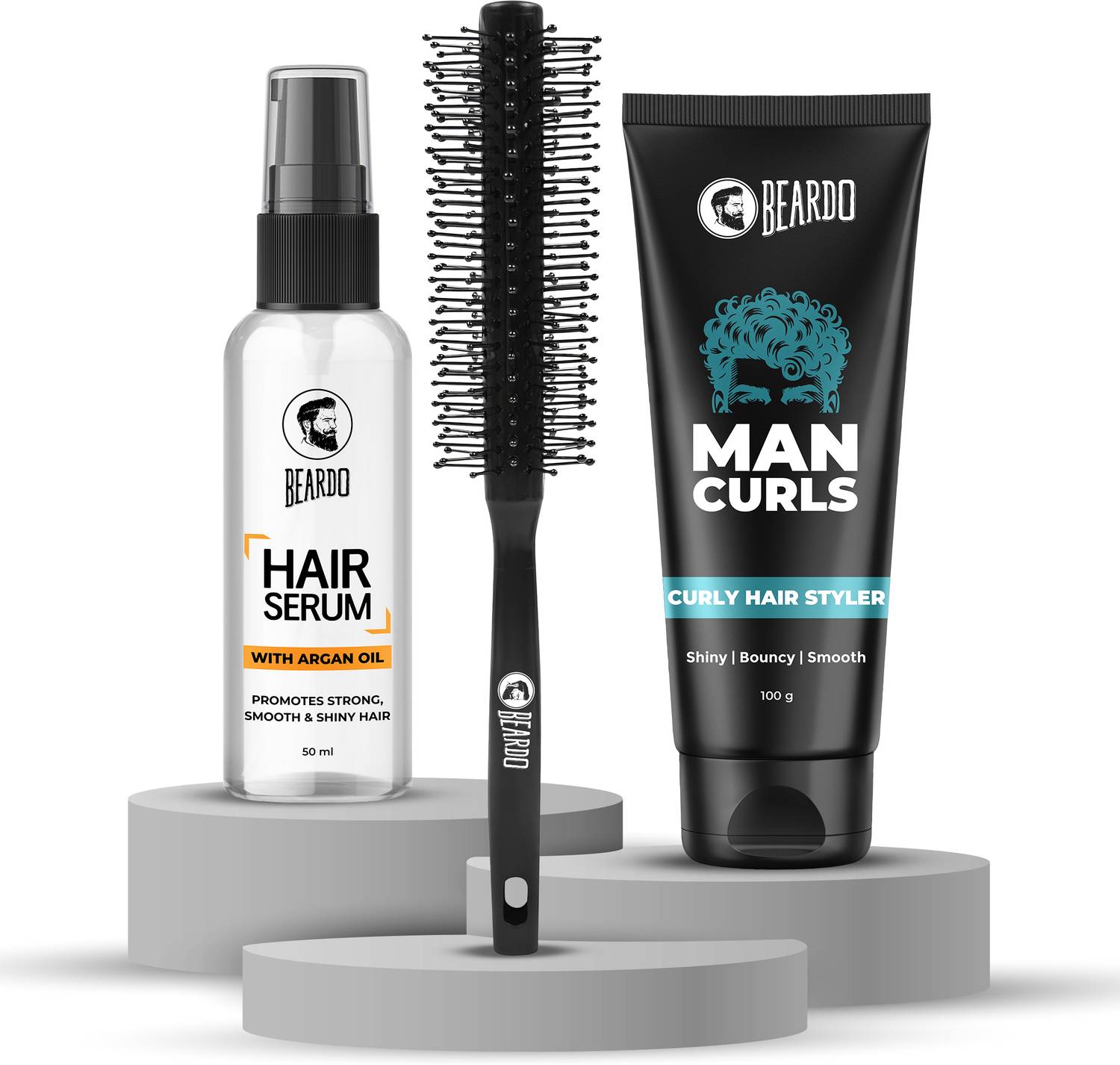 BEARDO Man Curls Set of 3 Pack of 3 - Image 1