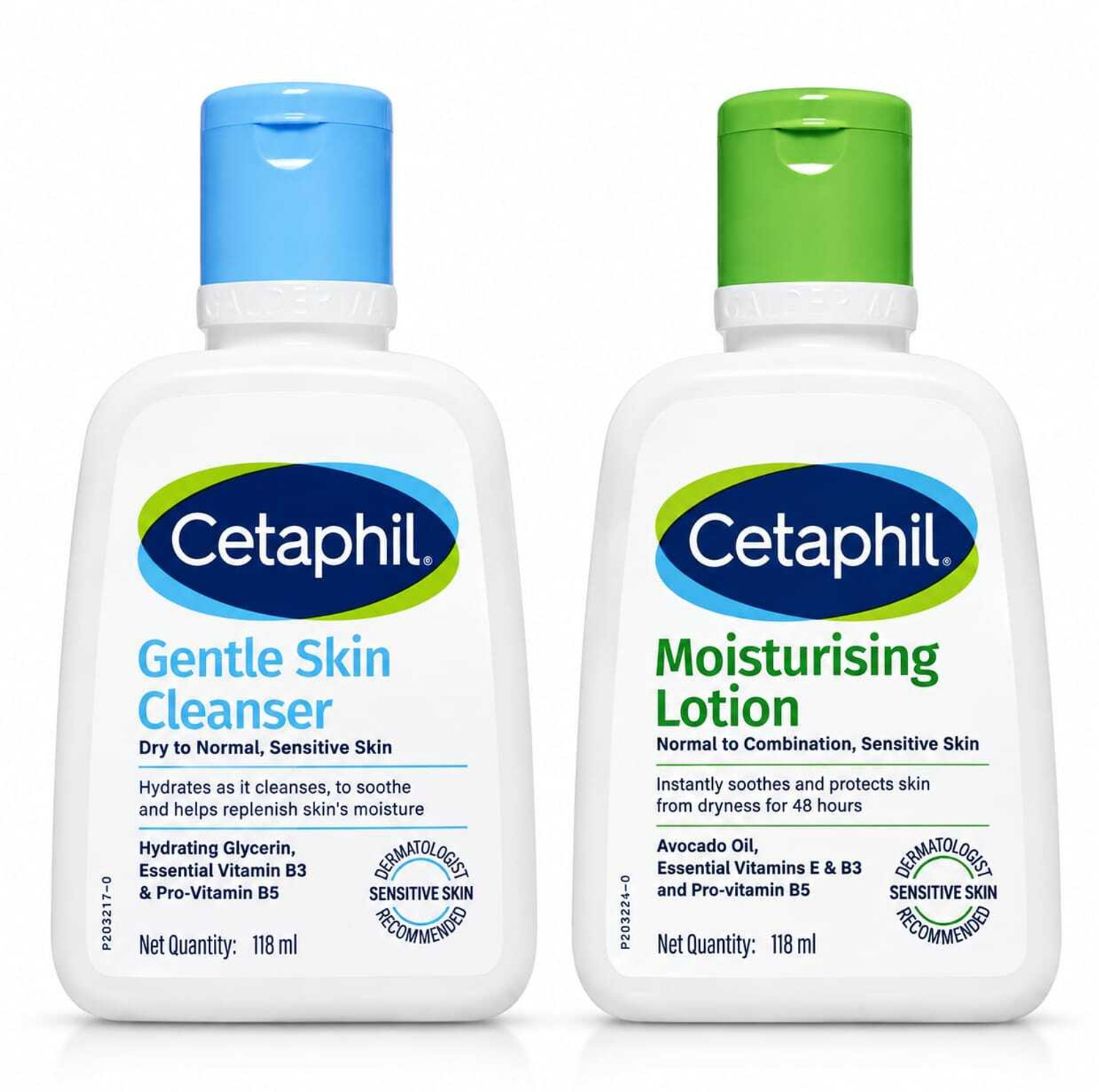 Image of Cetaphil Gentle Skin Cleanser & Moisturising Lotion 118 ml Combo (2 Items in the set)