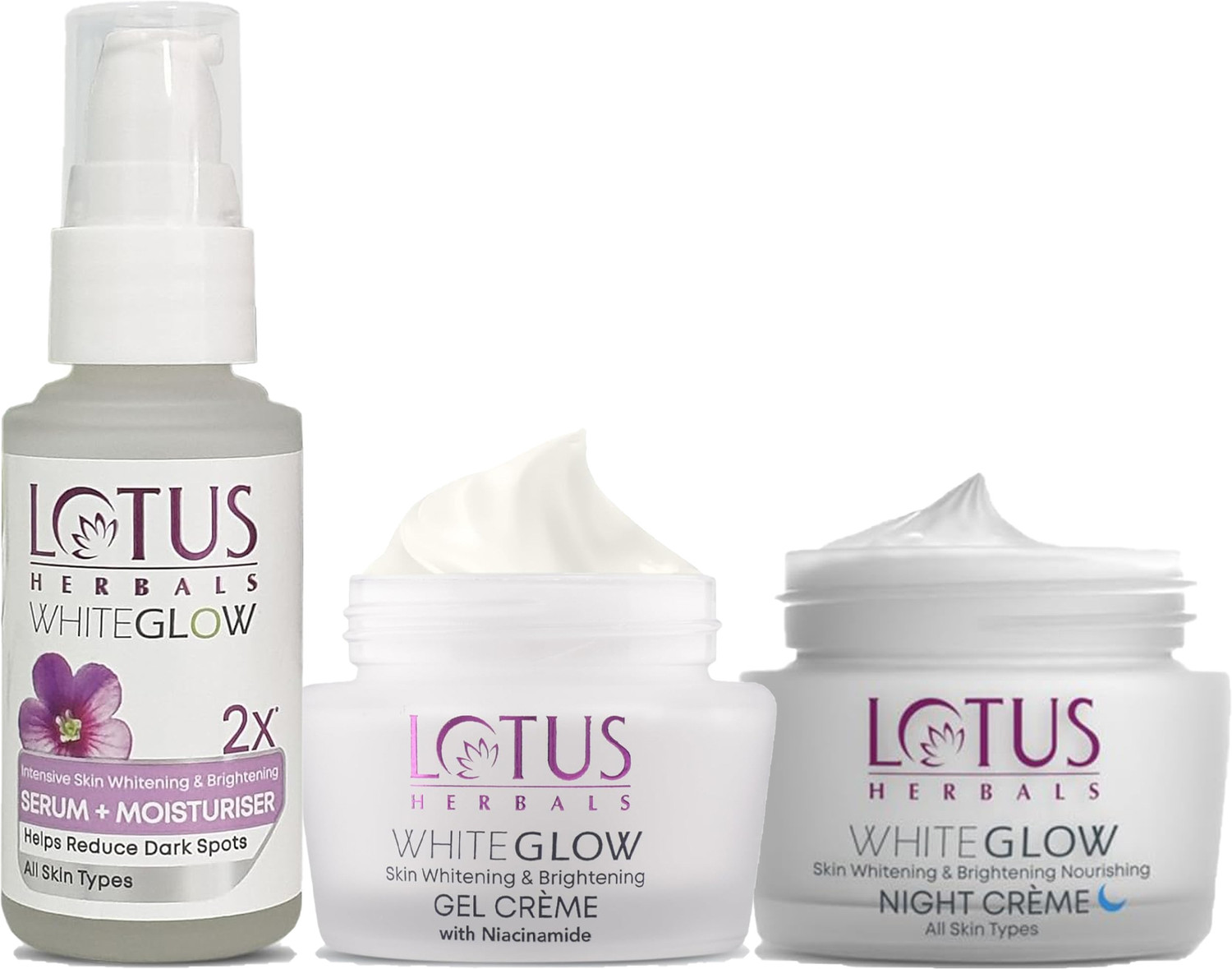 Image of LOTUS HERBALS WHITEGLOW DAY NIGHT PACK WITH SERUM