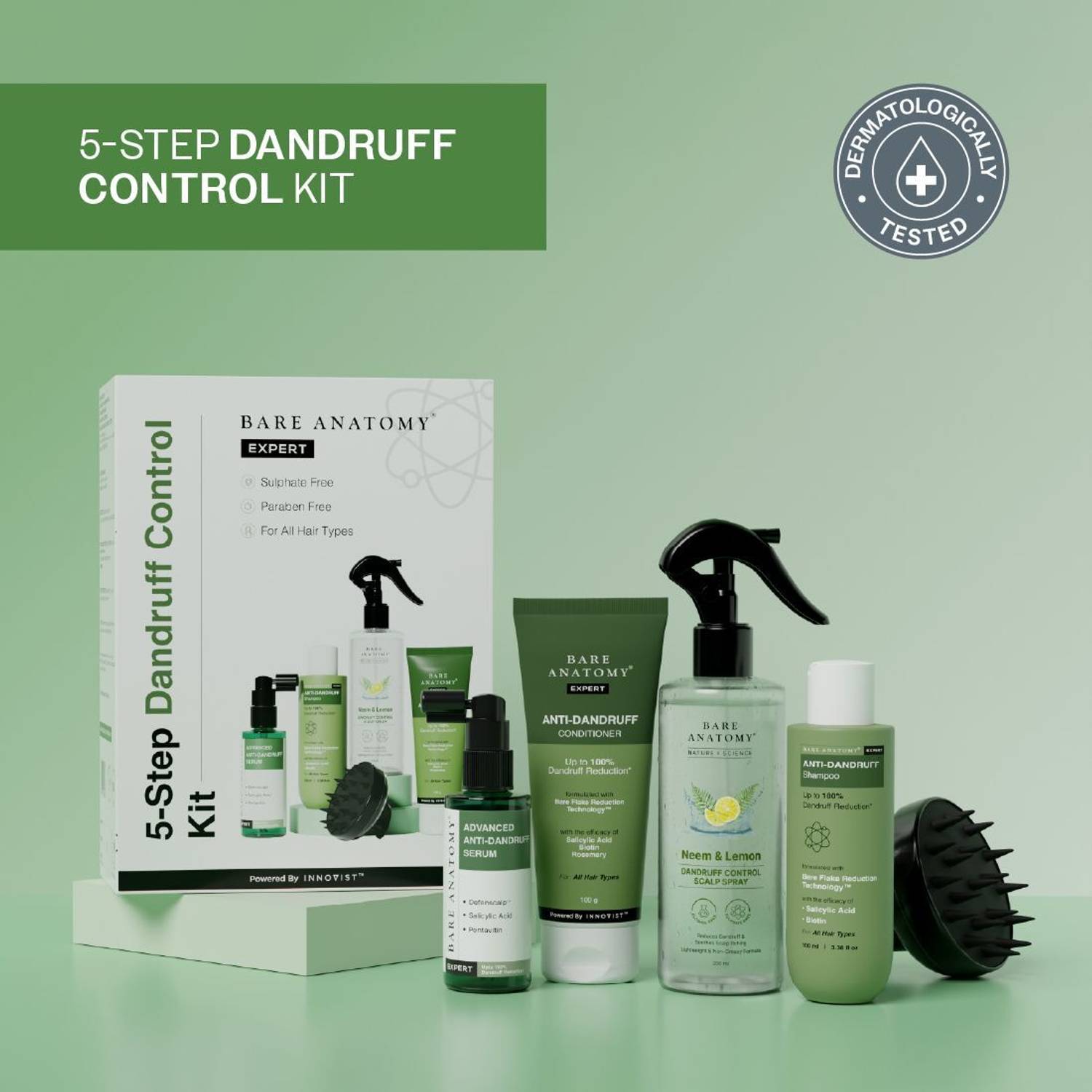 BARE Anti Dandruff Hair Care Kit, 1 g - Image 1
