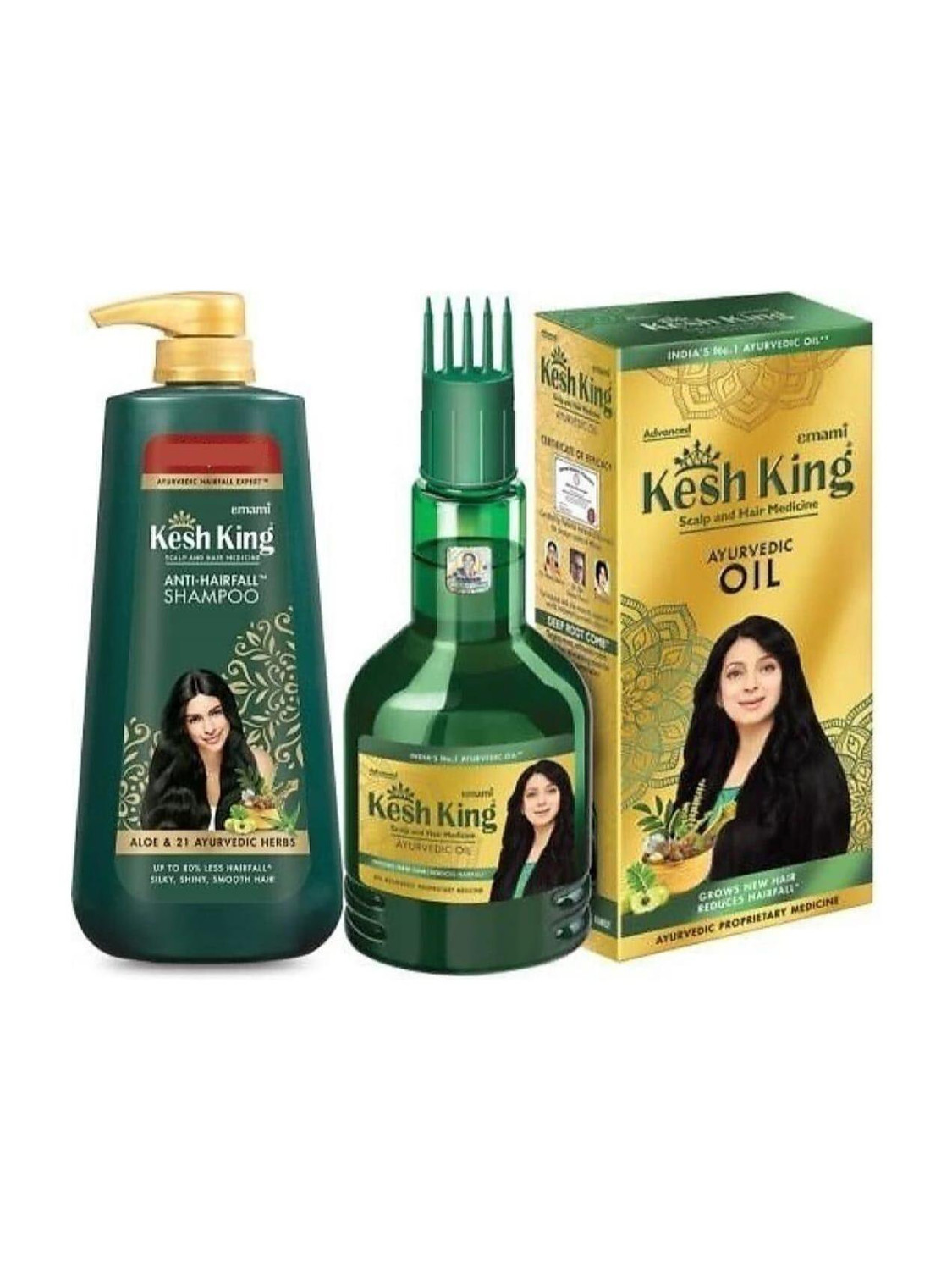 Image of Kesh King SHAMPOO 600ML AND HAIR OIL 50ML