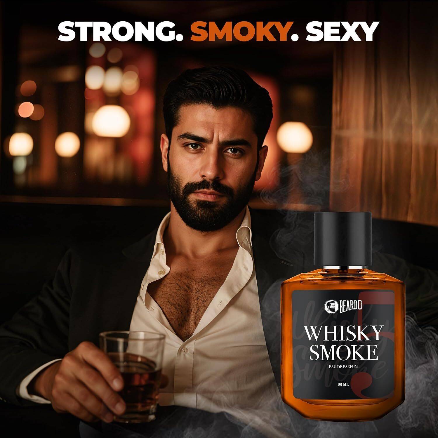 BEARDO Whisky Smoke Perfume for Men, Pack of 2 · 50 ml (100 ml total) - Image 4