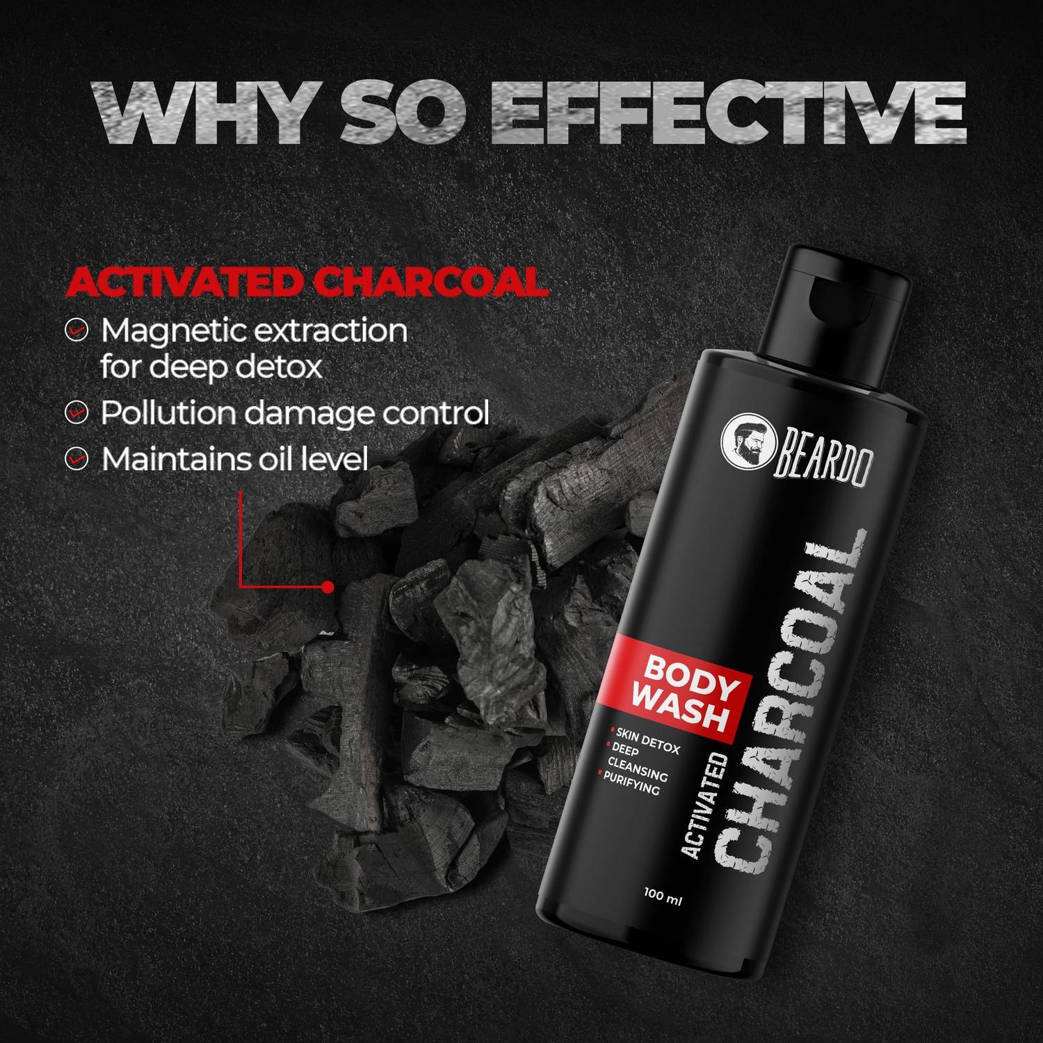 BEARDO Charcoal Detox Kit for Men - Image 5
