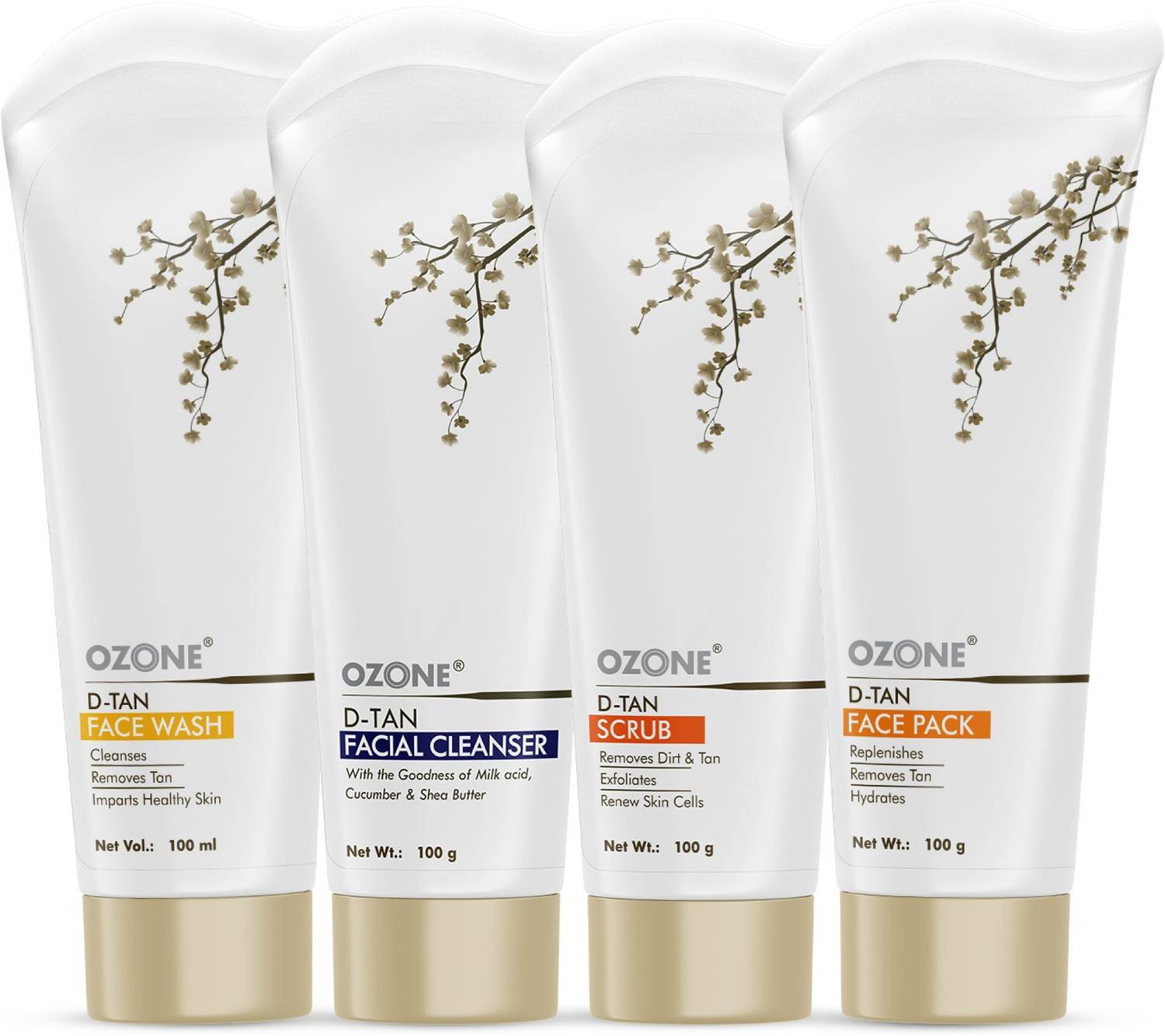 OZONE Combo | Instant Tan Removal For All Skin Types | Face