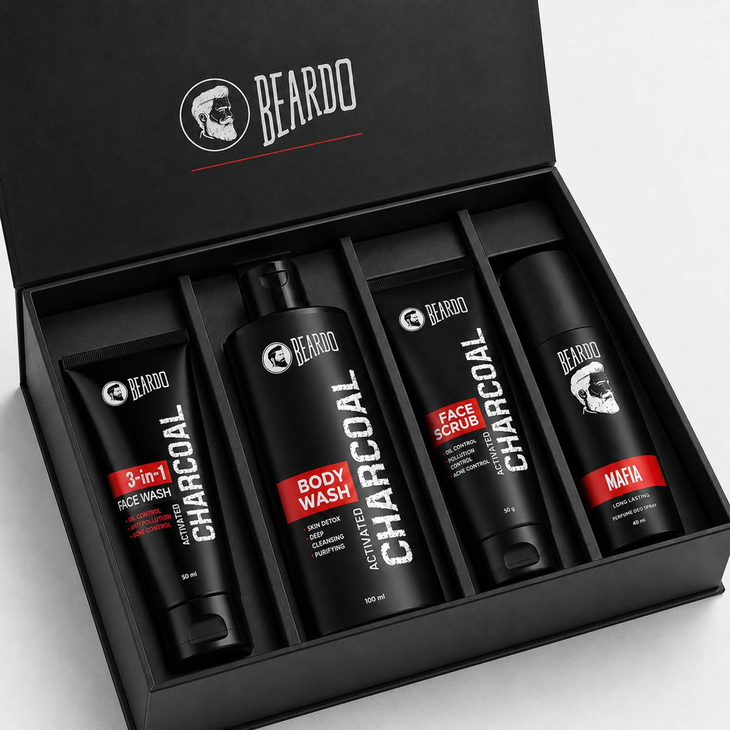 BEARDO Charcoal Detox Kit for Men - Image 1