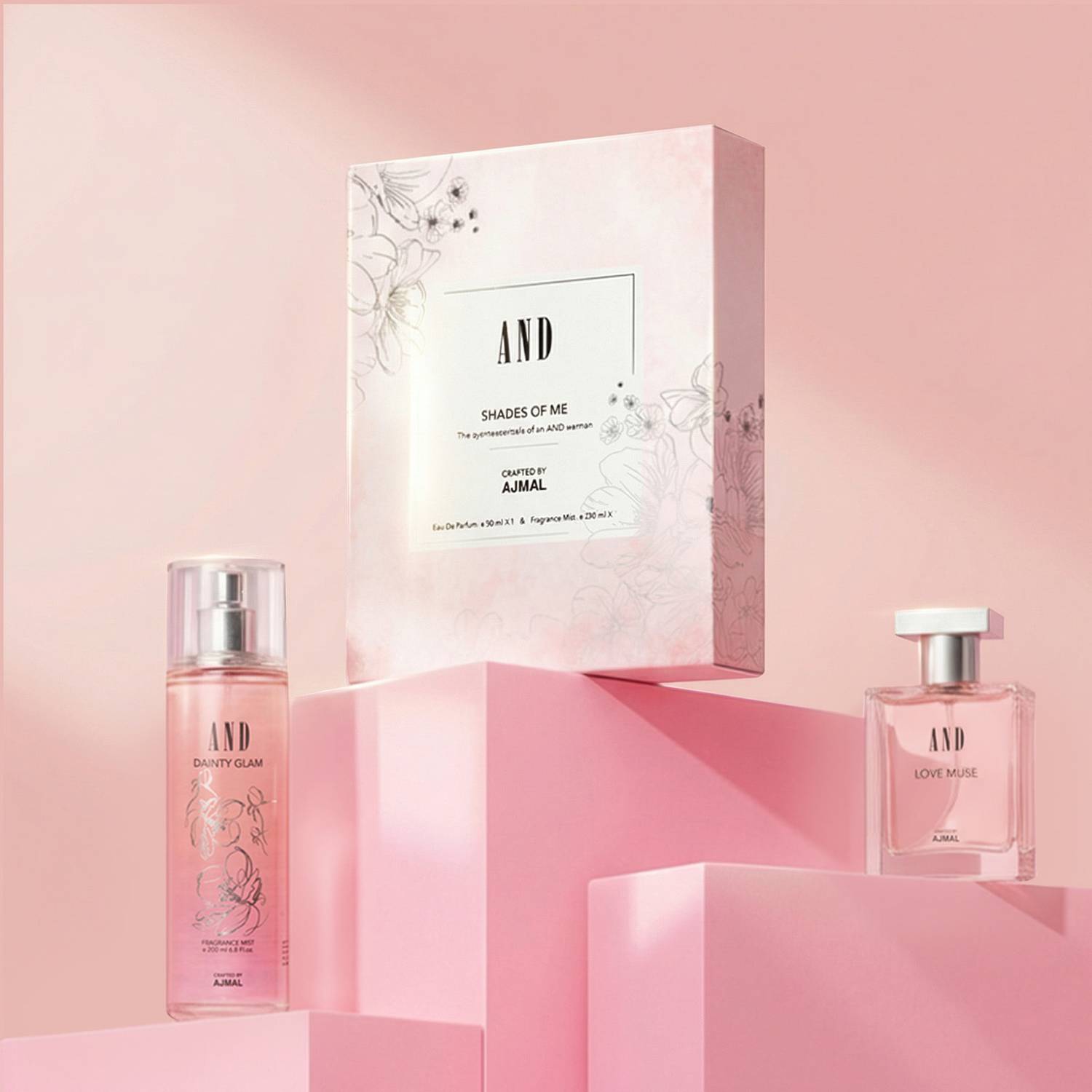 AND Love Muse Eau De Parfum 50ML & Dainty Glam Body Mist 200ML - Image 5
