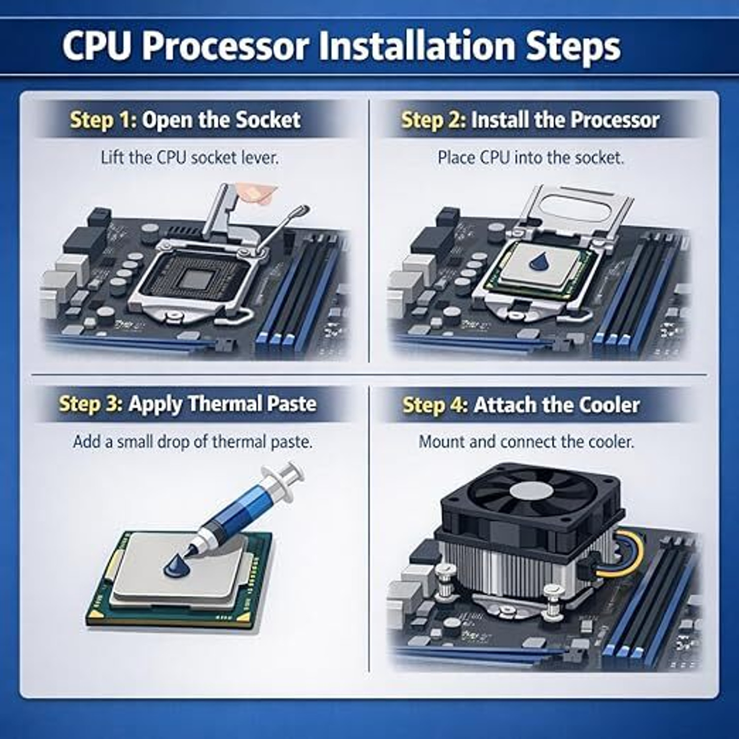 Image of CPU WALA H81 Combo i5 4570 /4590 + 8GB DDR3 RAM + CPU Fan LGA 1150Socket Micro-ATX Intel H81 Express Chipset DDR3 Motherboard for Desktop