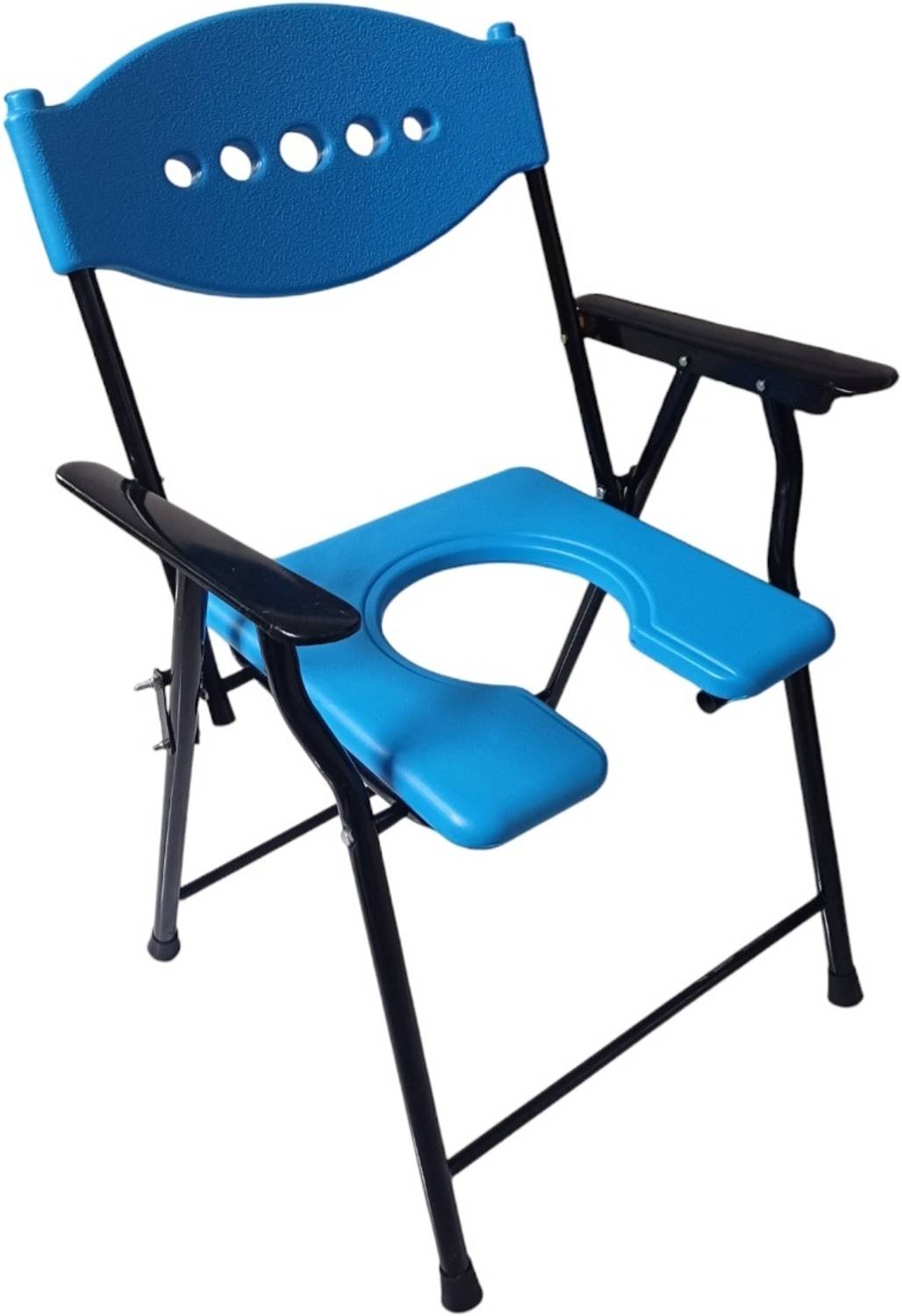 Painless Expert Blue Commode Shower Chair - Image 3