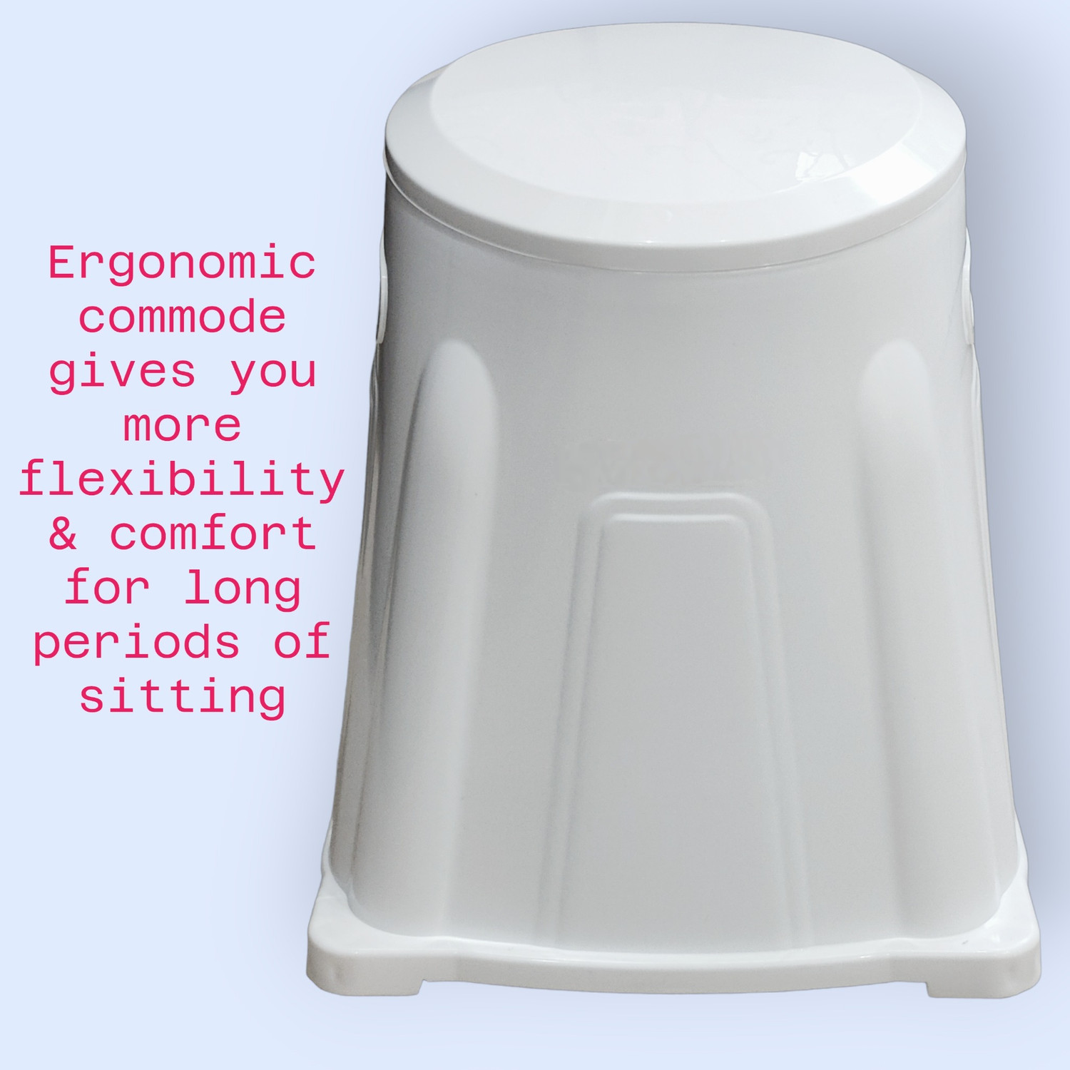 Image of veayva INDIAN TOILET TO WESTERN CONVERTOR| stool | for patients Commode Shower Chair