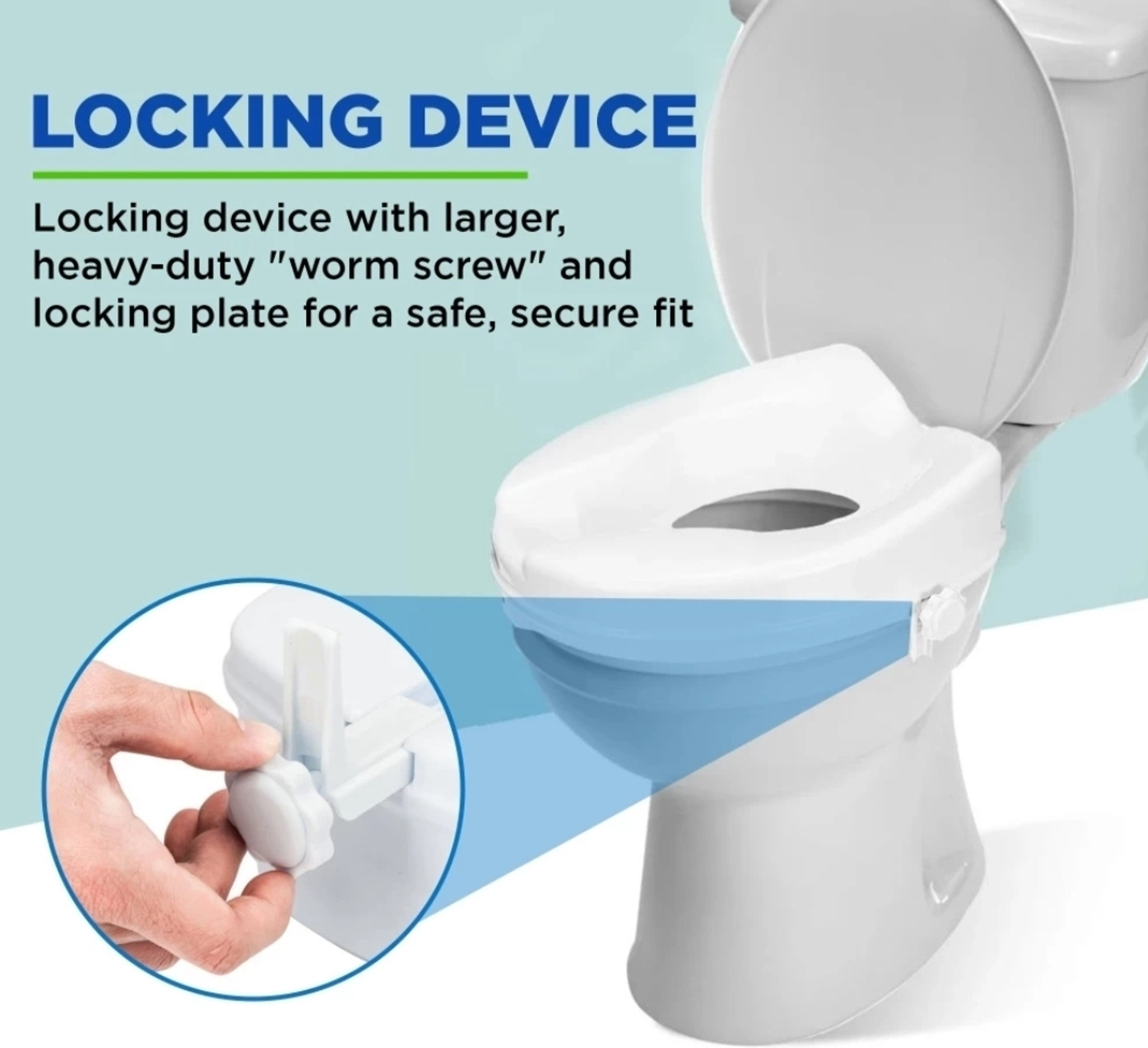Image of Health Track Seat Commode Chair